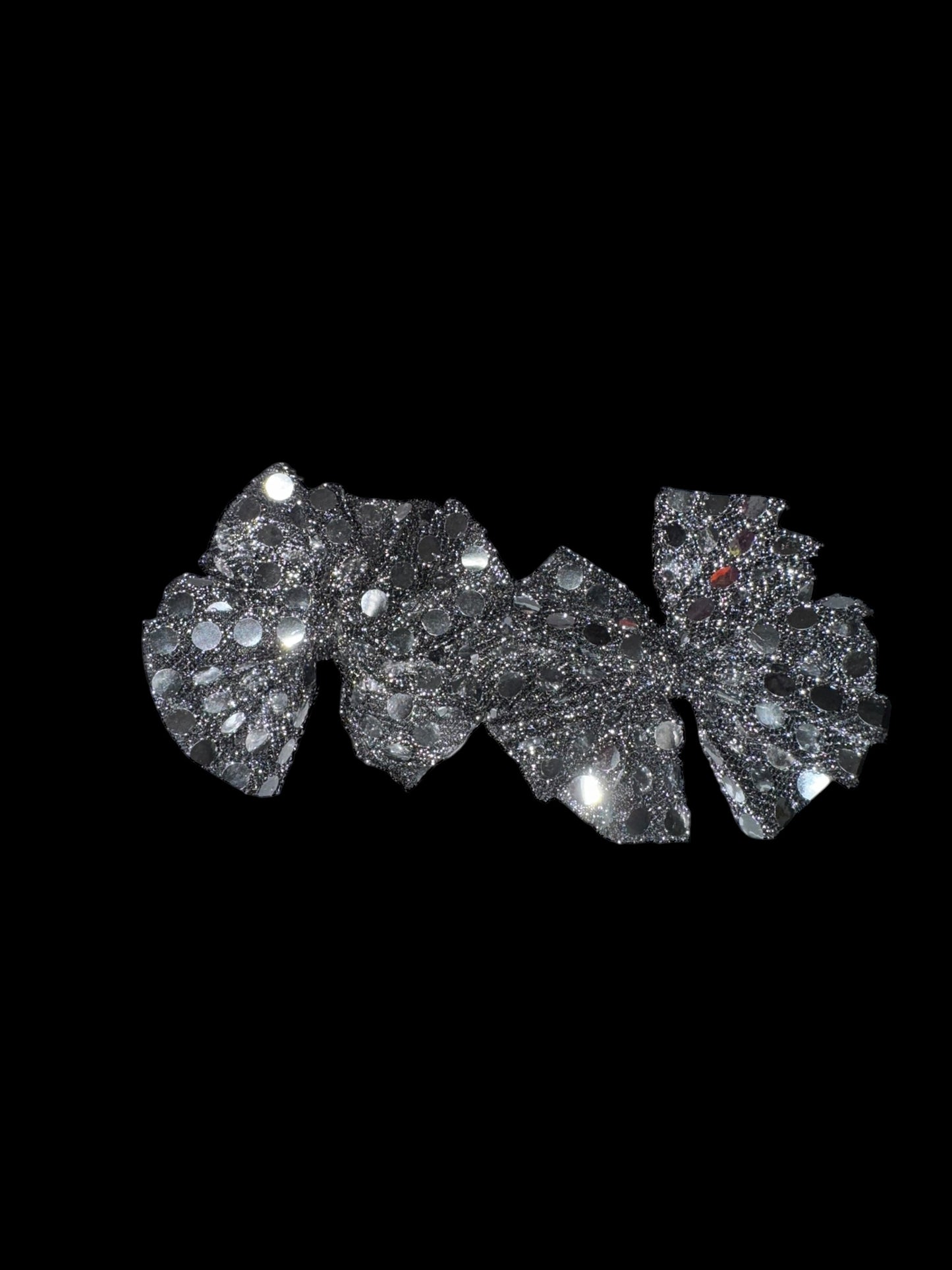 Sequin piggy clip bows