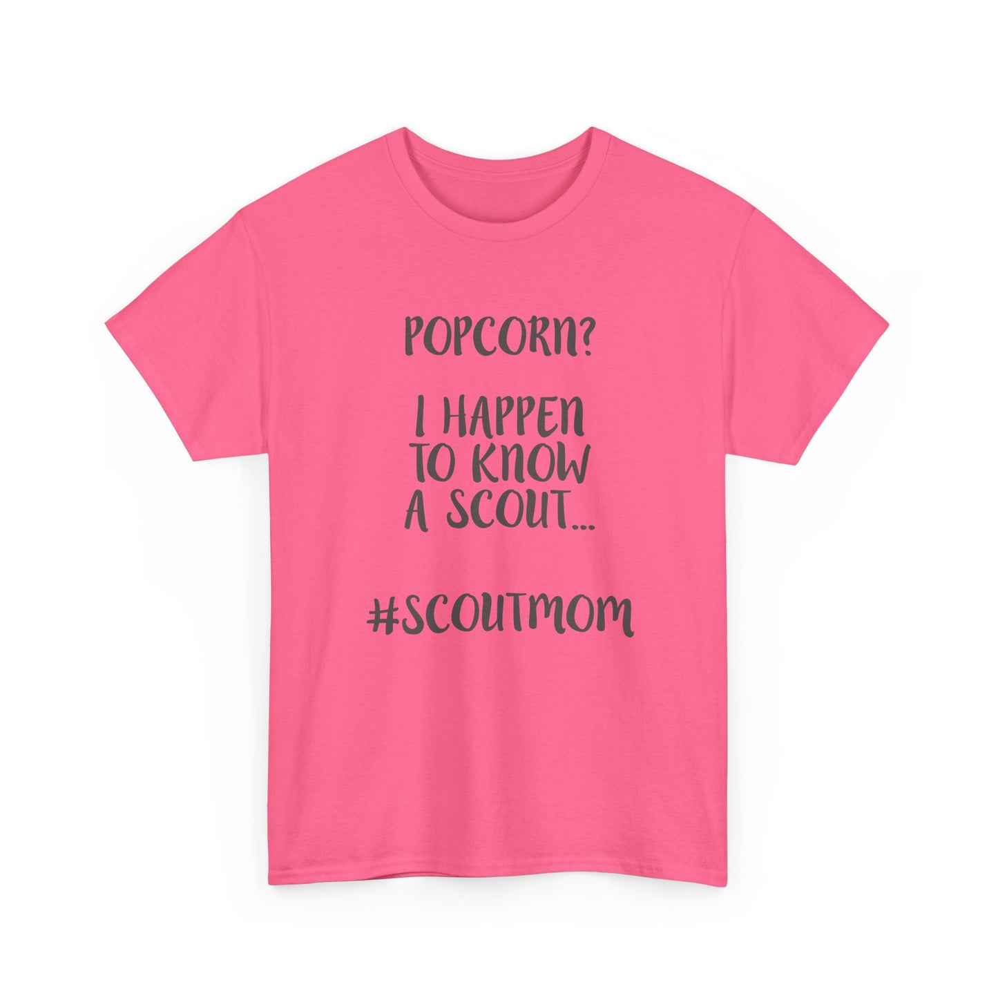 Popcorn Scout mom Unisex Adult tshirt
