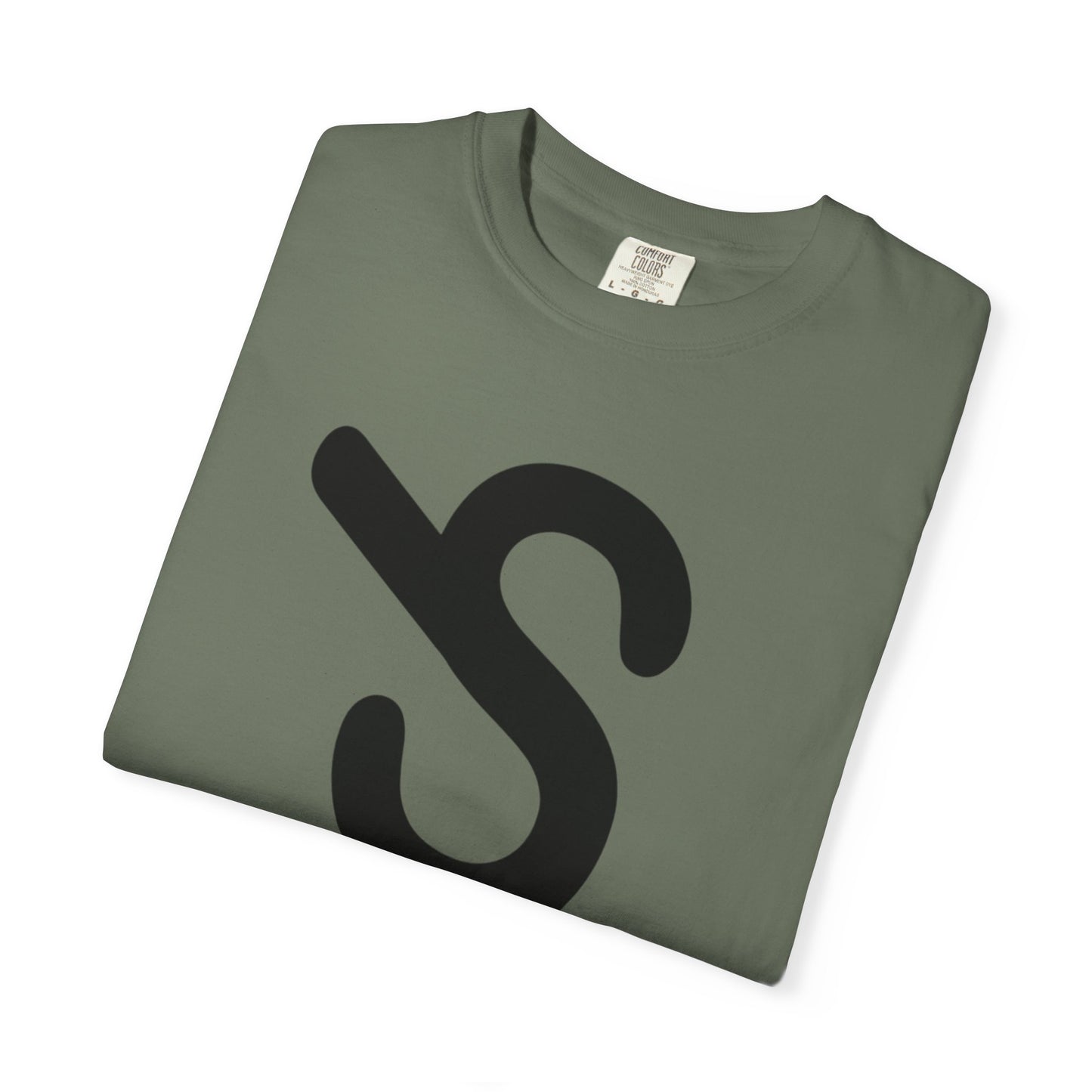 Unisex Garment-Dyed T-Shirt with Bold 'S Knives' Print - Casual Streetwear