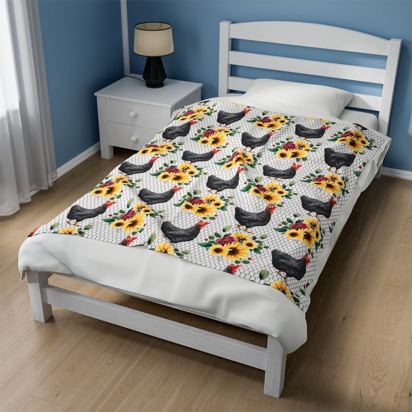 Chicken Velveteen Plush Blanket