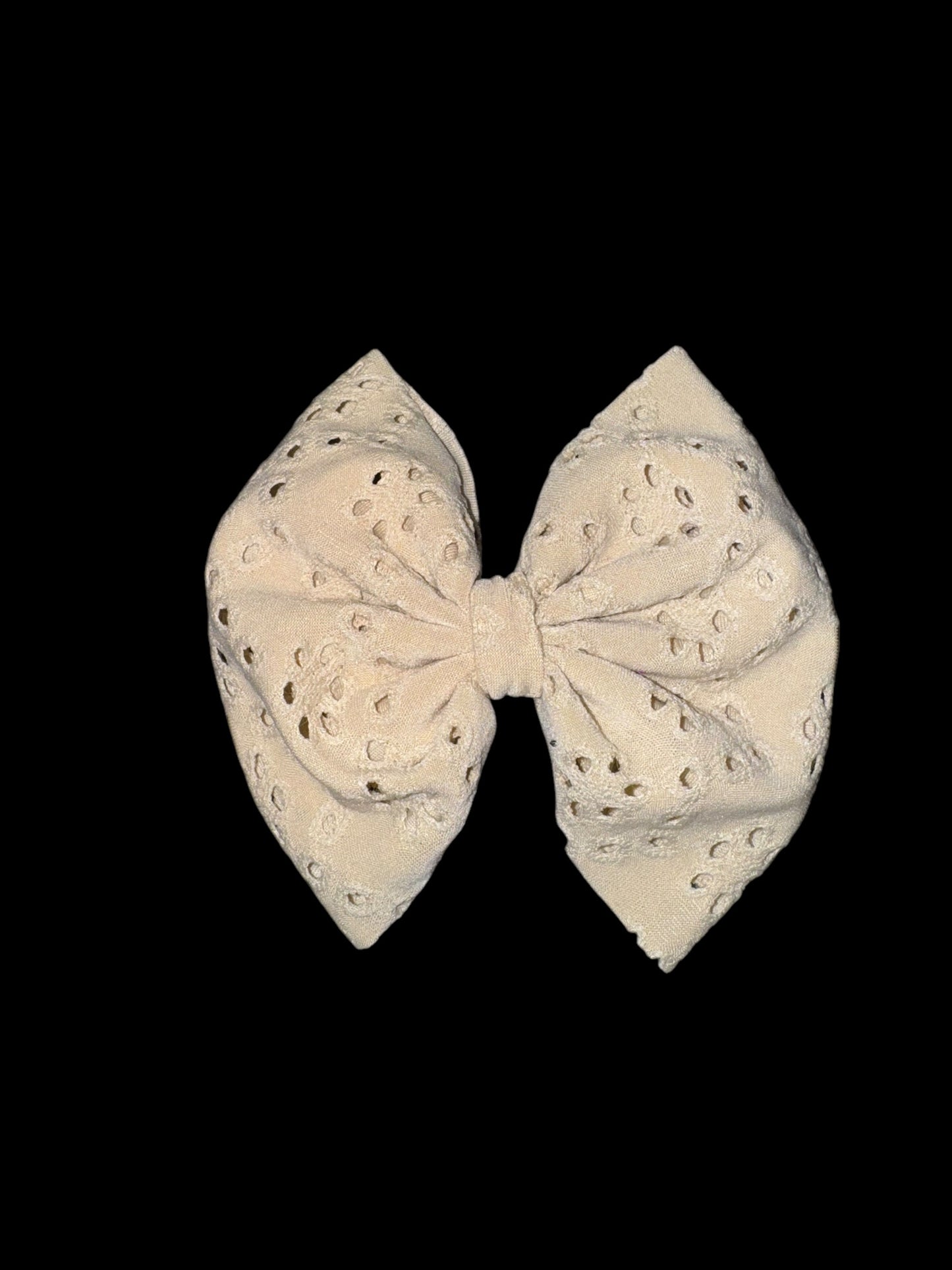 Tan clip bow