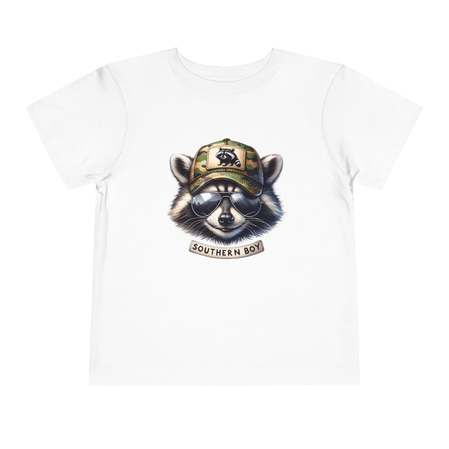 Toddler T-shirt Southern Boy Raccoon