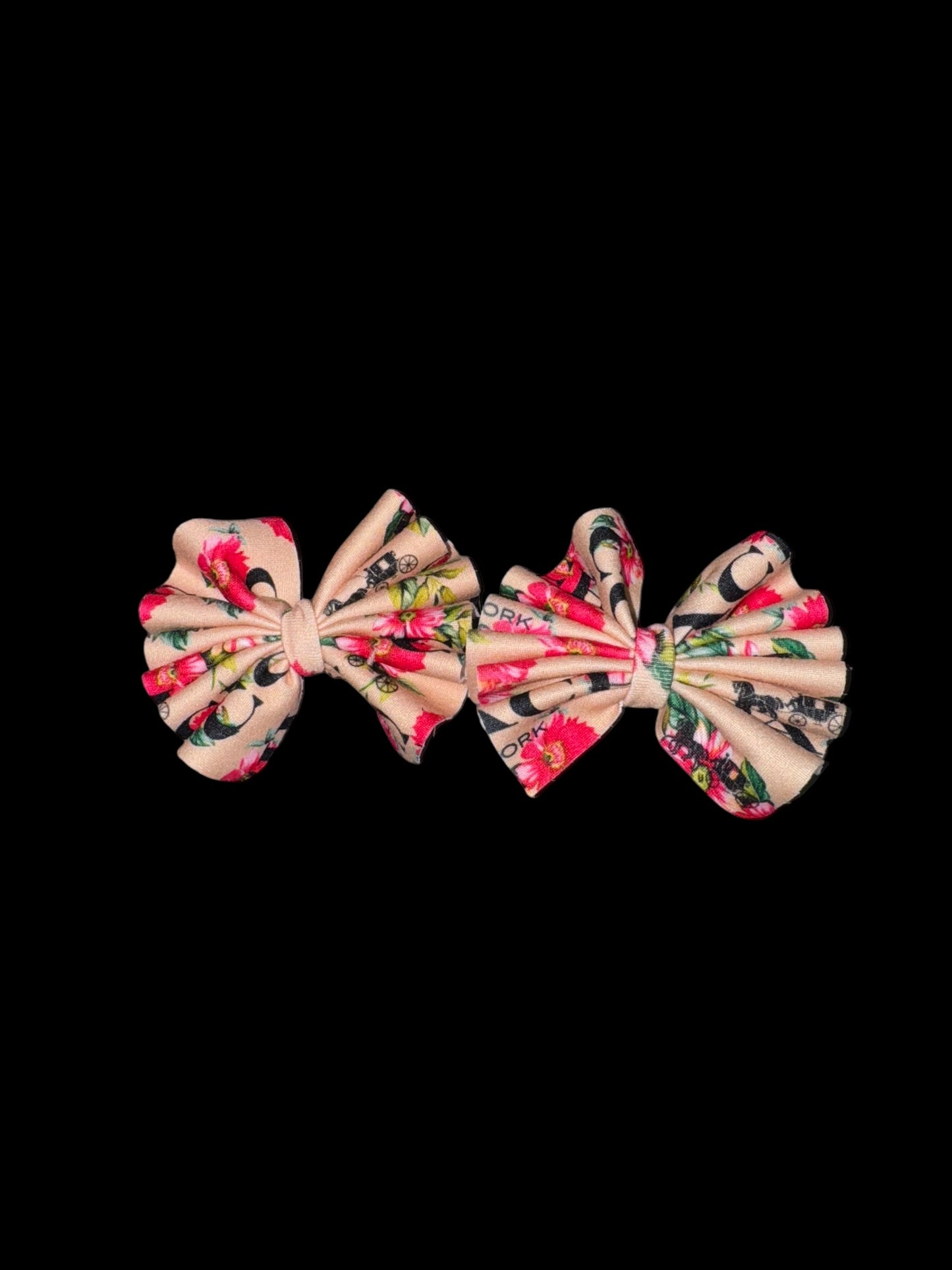 Coach piggy clip bows