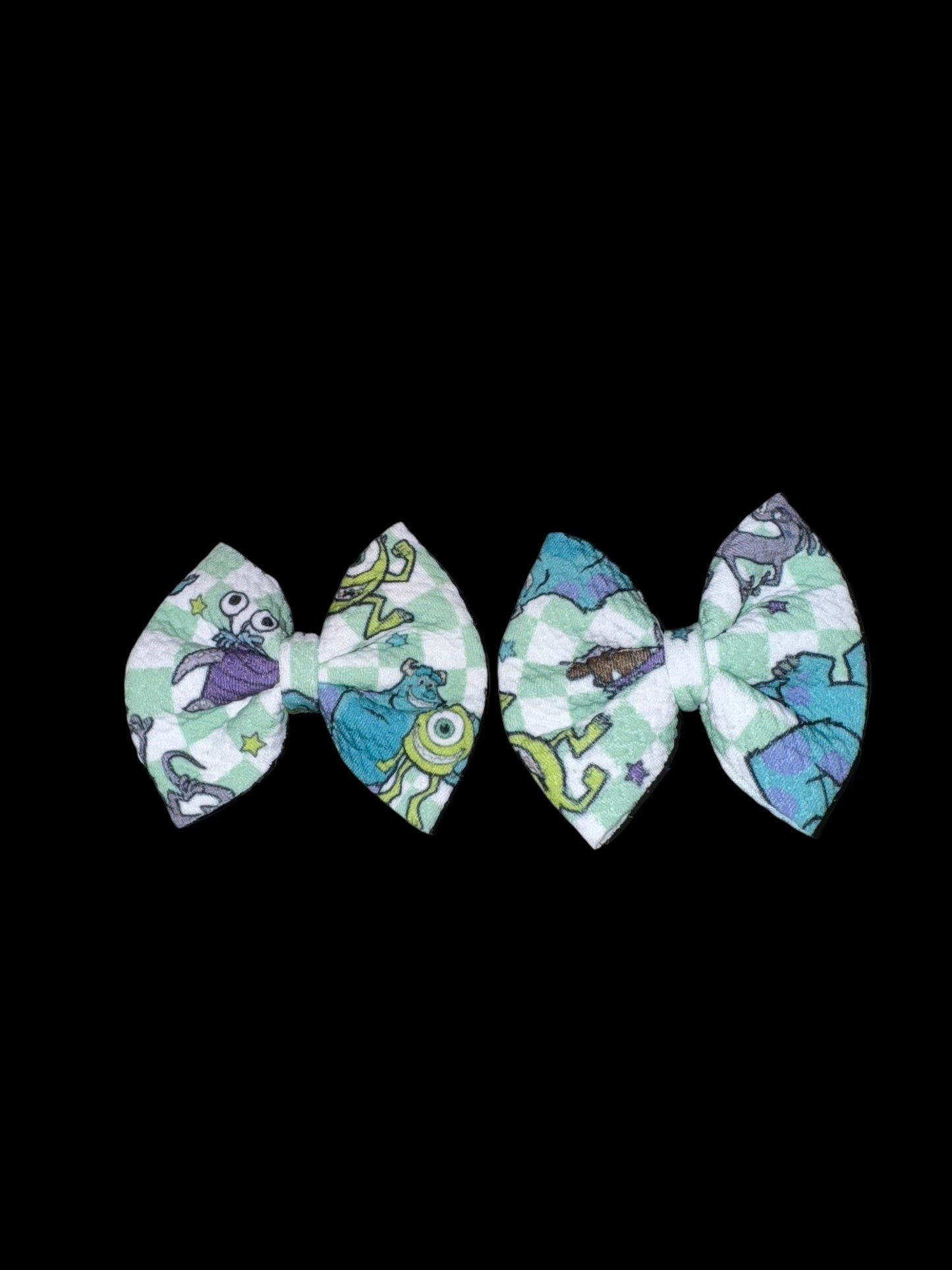 Monsters inc piggy clip bows