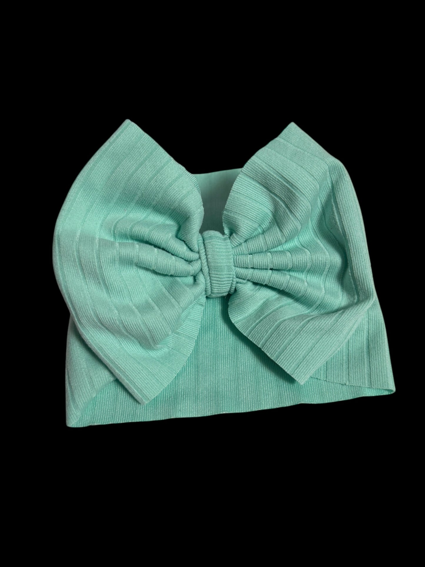 Mint headwrap bow