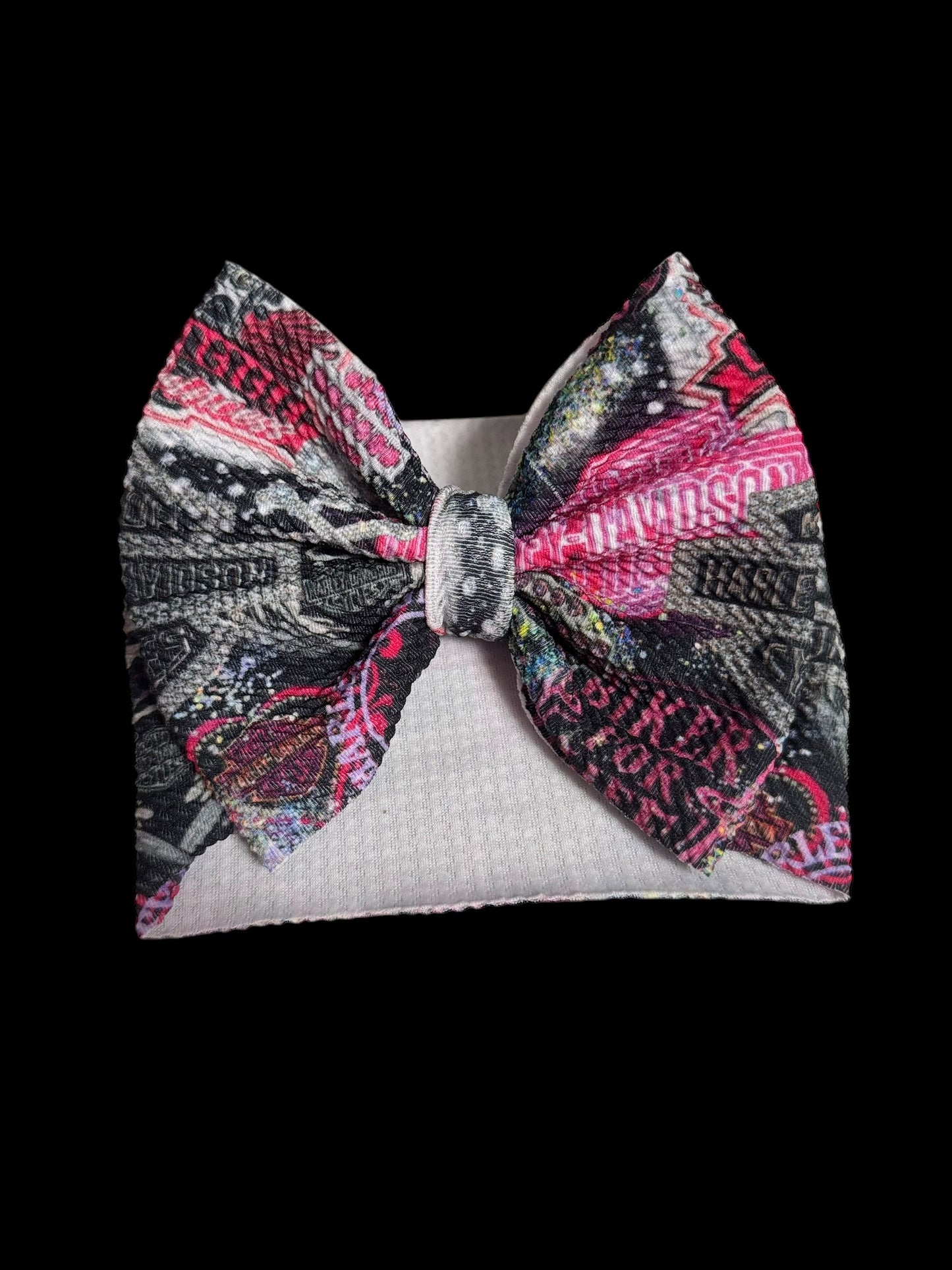 Harley headwrap bow