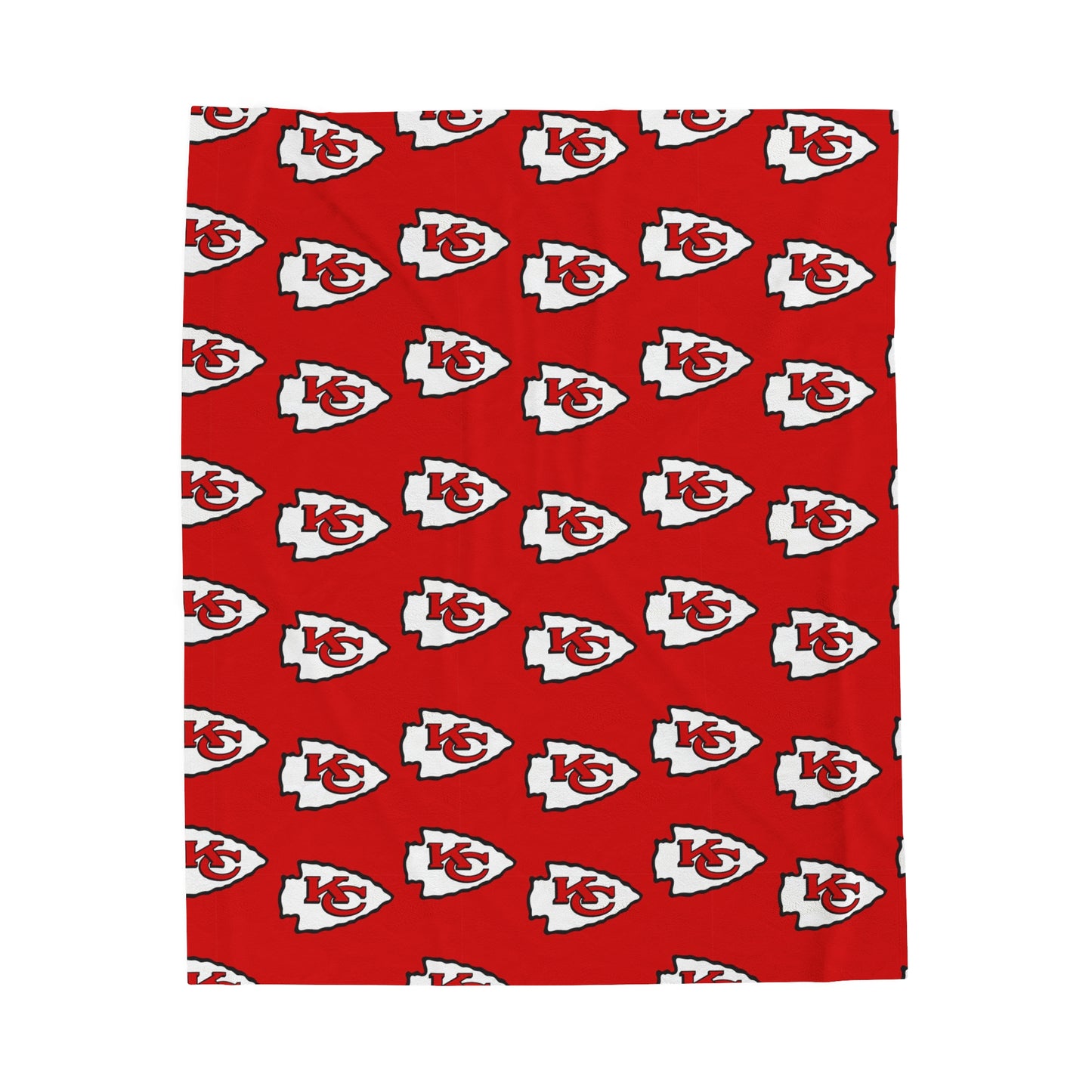 Kansas City Chiefs Velveteen Plush Blanket