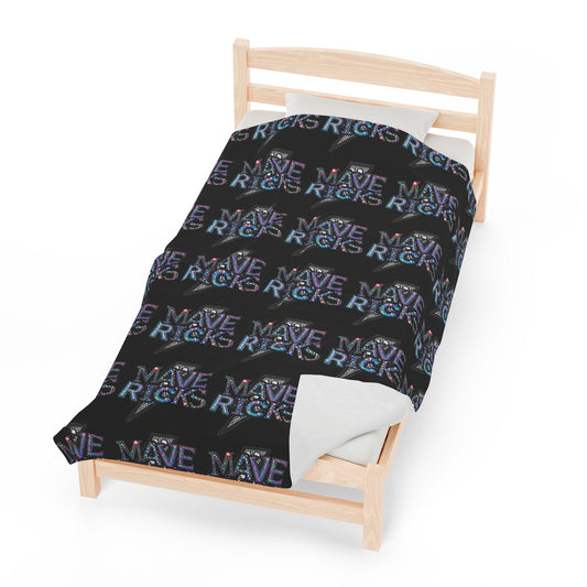 Mavericks Velveteen Plush Blanket