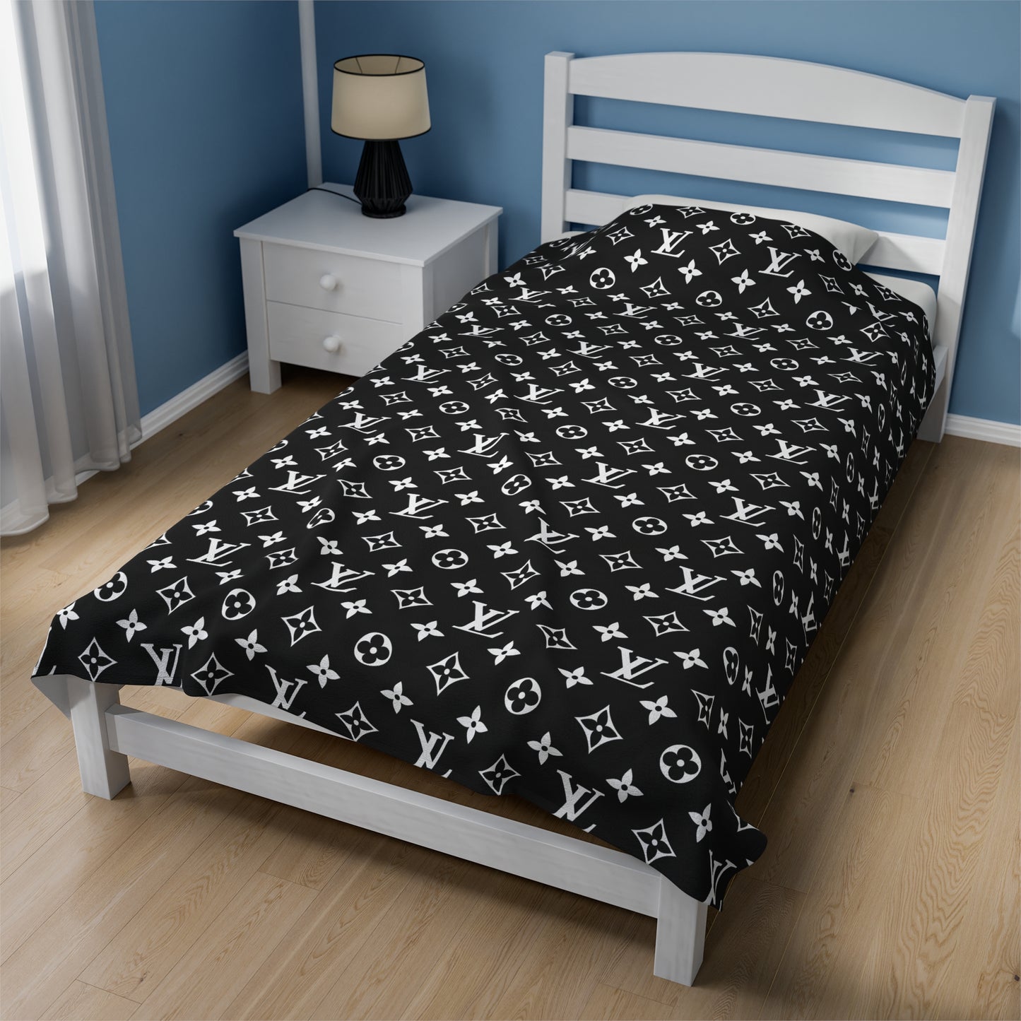 LV Velveteen Plush Blanket