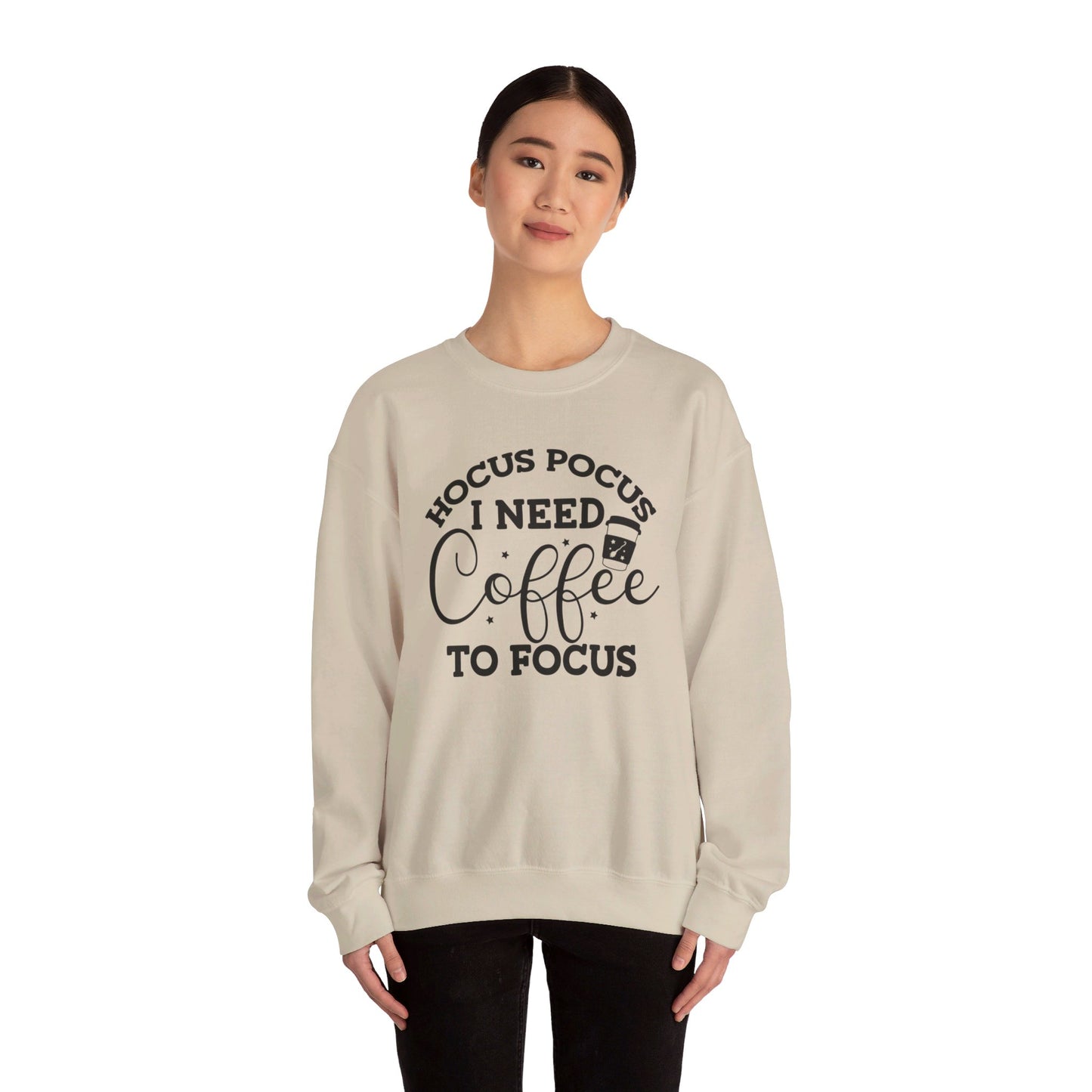 Hocus Pocus I Need Coffee To Focus adult unisex Sweatshirt