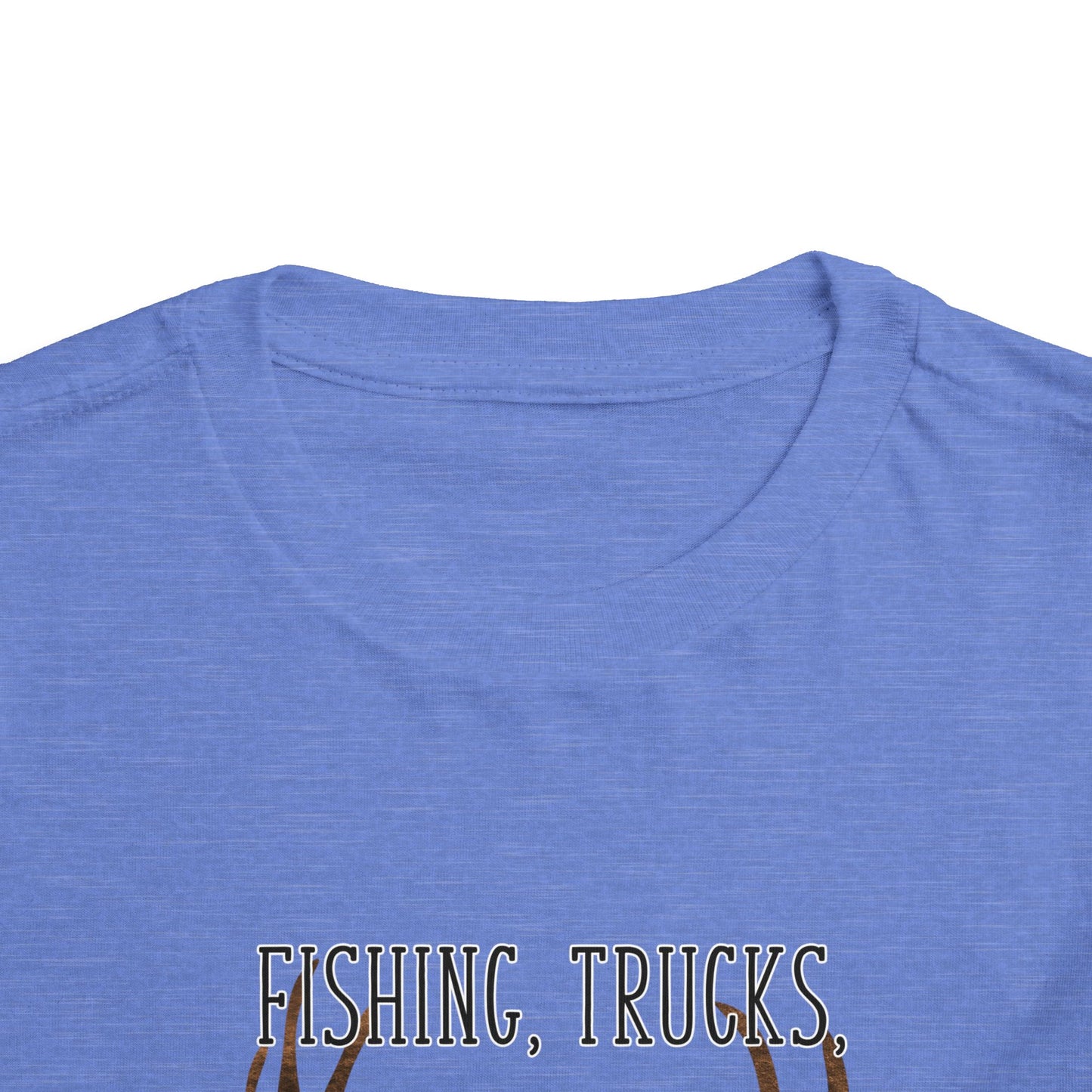 Fishing, trucks and 8 point bucks toddler boy tshirt