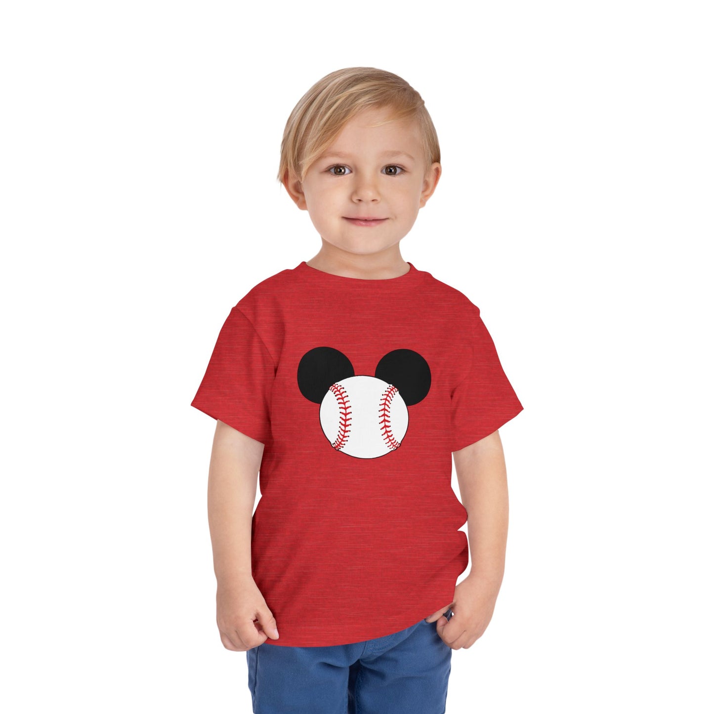 Toddler baseball short sleeve tshirt