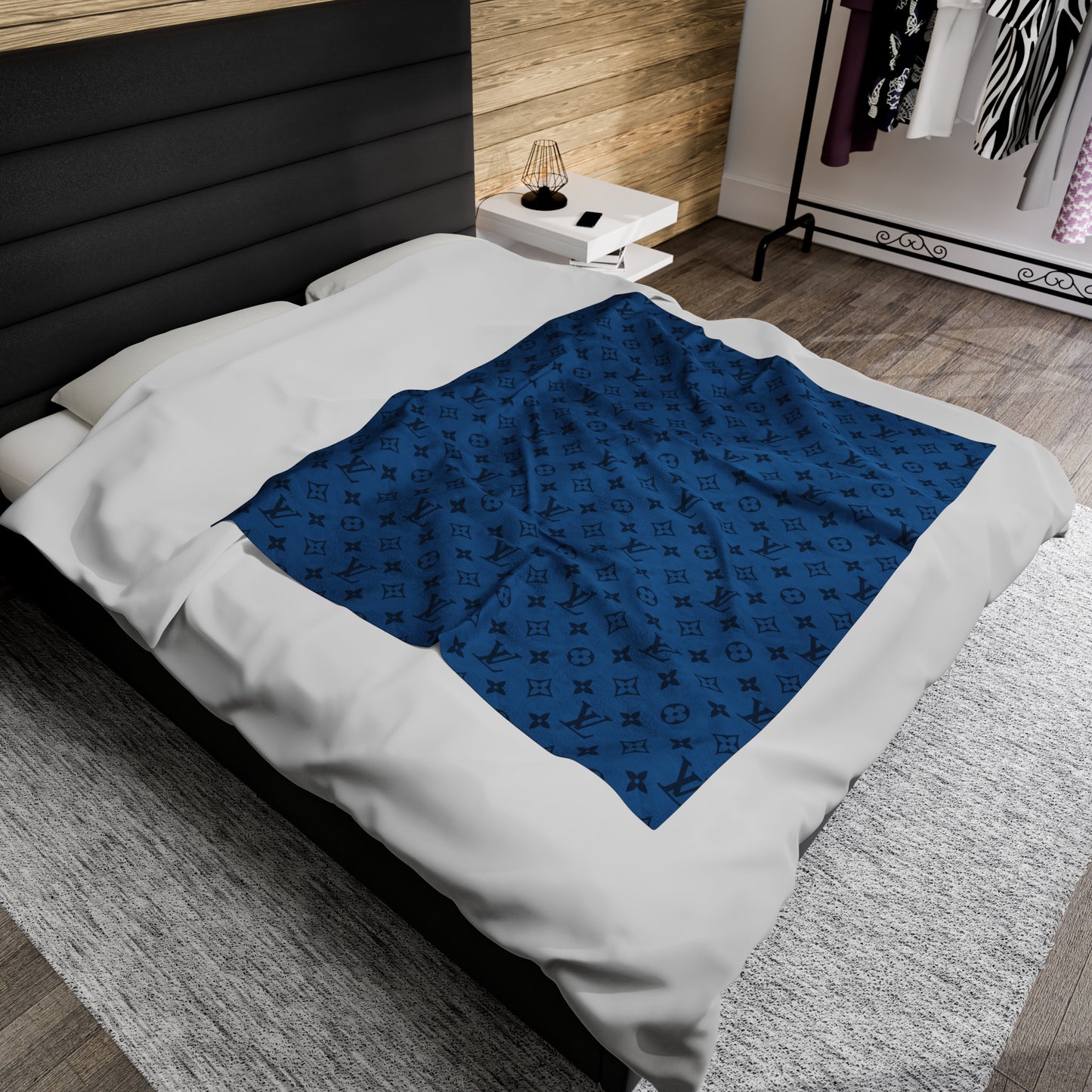 LV Velveteen Plush Blanket