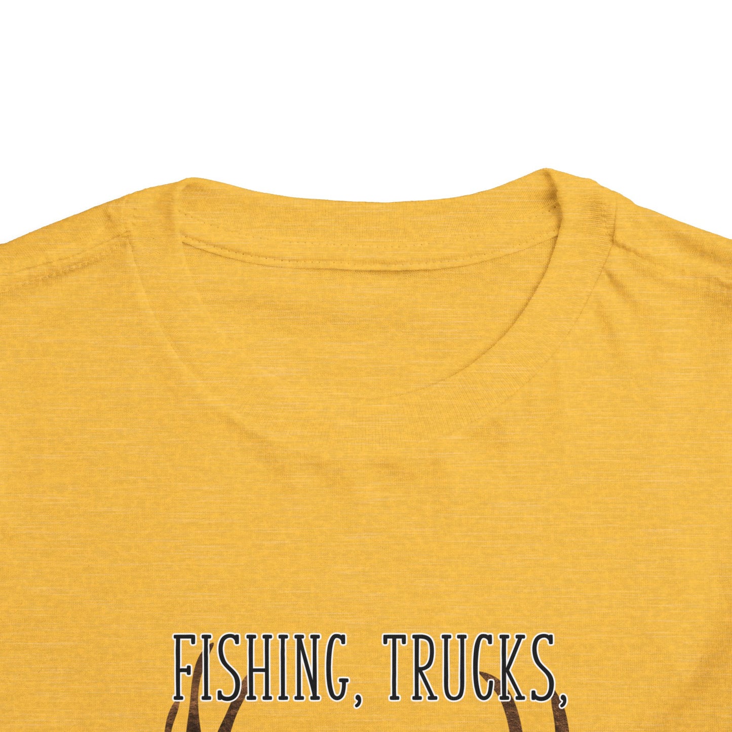 Fishing, trucks and 8 point bucks toddler boy tshirt