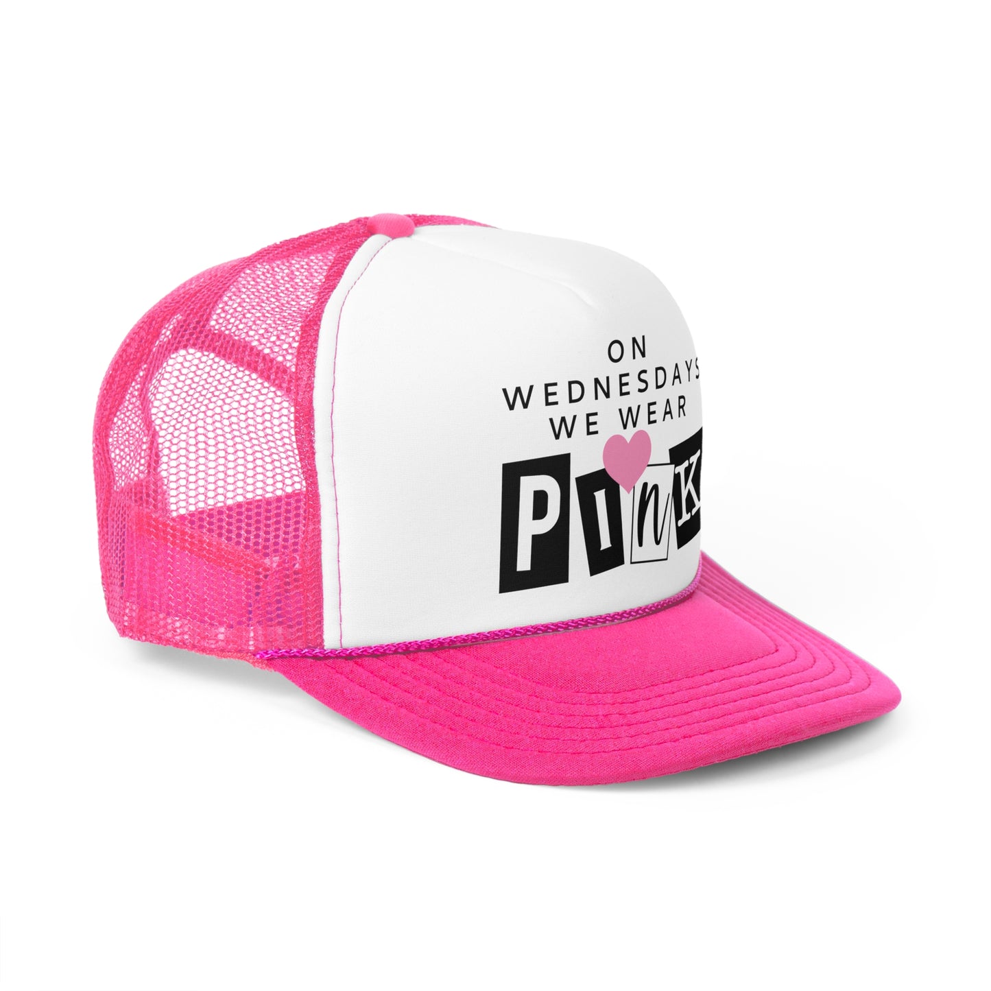 We Wear Pink Mean Girls Adult Trucker Caps (Otto Brand)