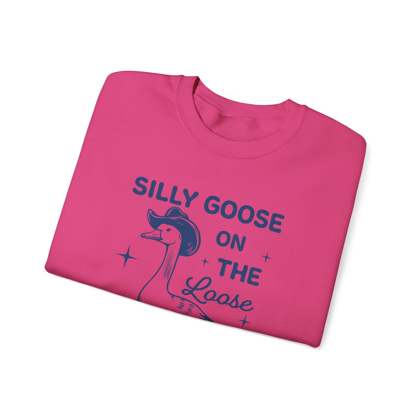 SIlly Goose On The Loose unisex adult sweatshirt