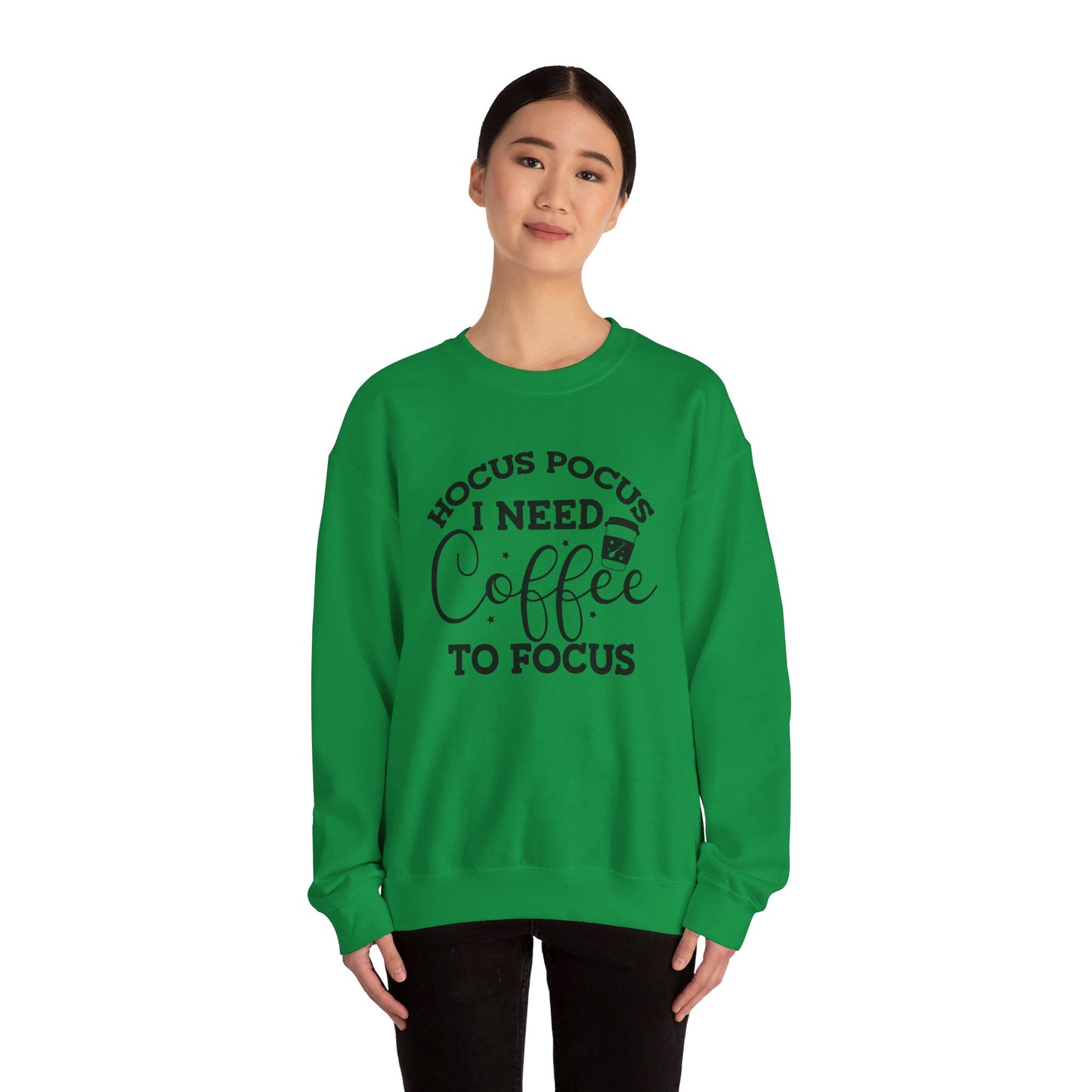 Hocus Pocus I Need Coffee To Focus Unisex Sweatshirt