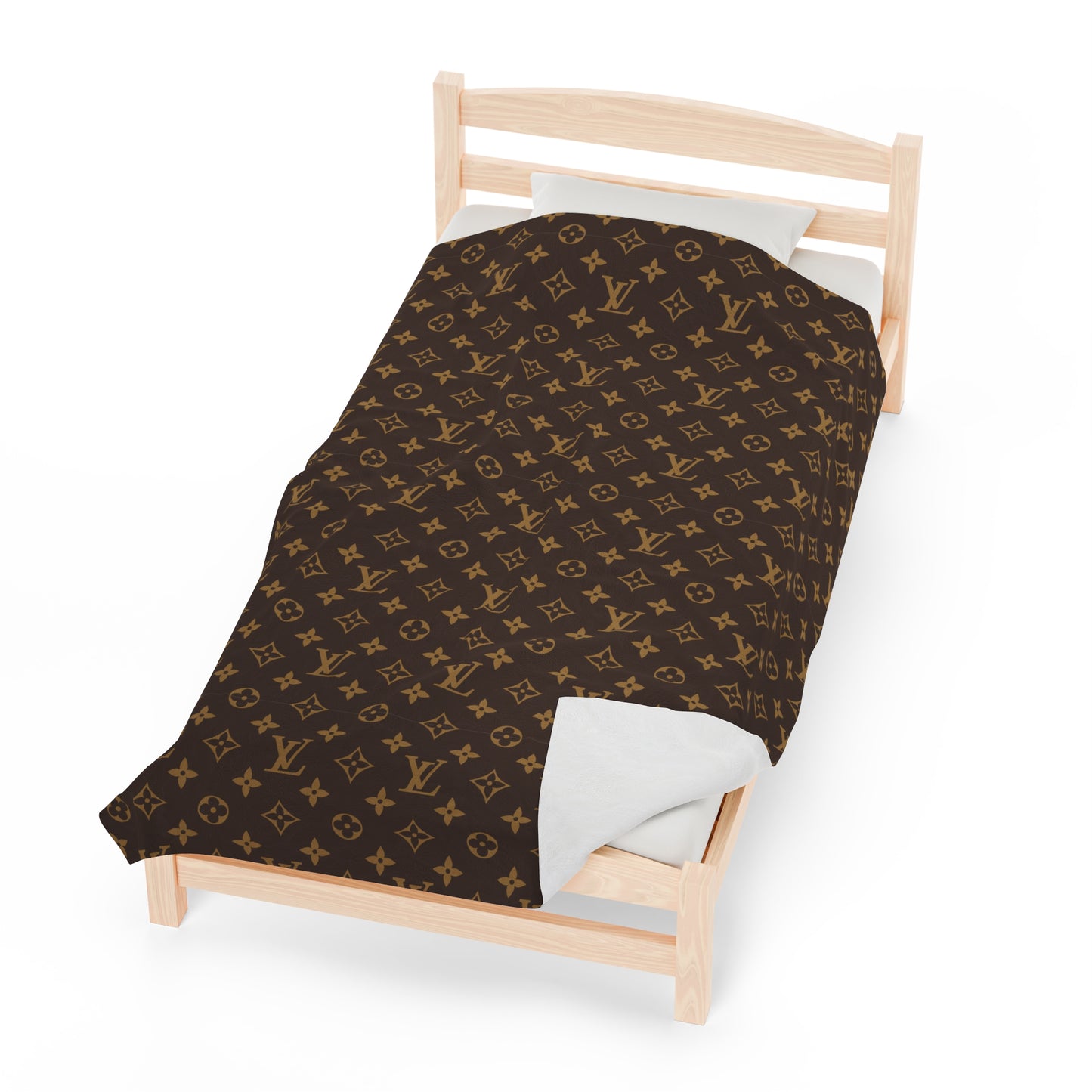 LV Velveteen Plush Blanket