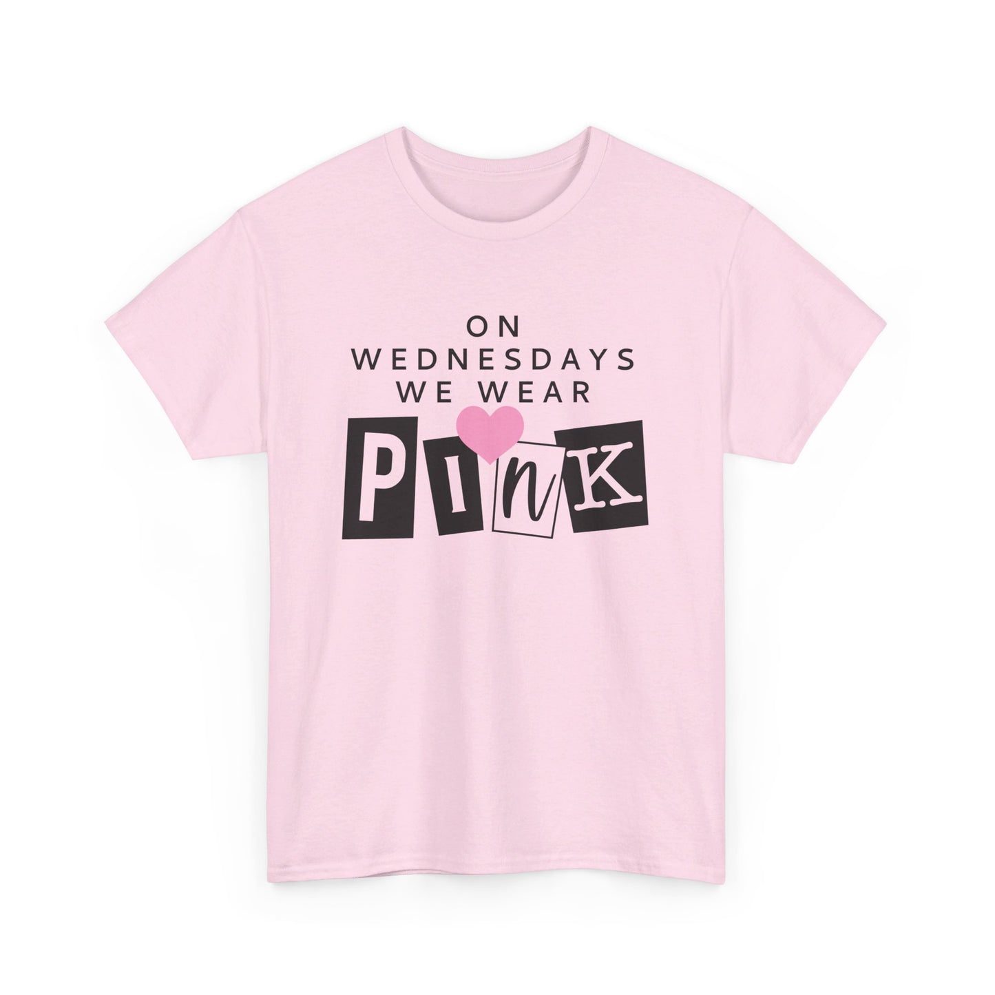 On Wednesdays we wear pink mean girls adult unisex tshirt