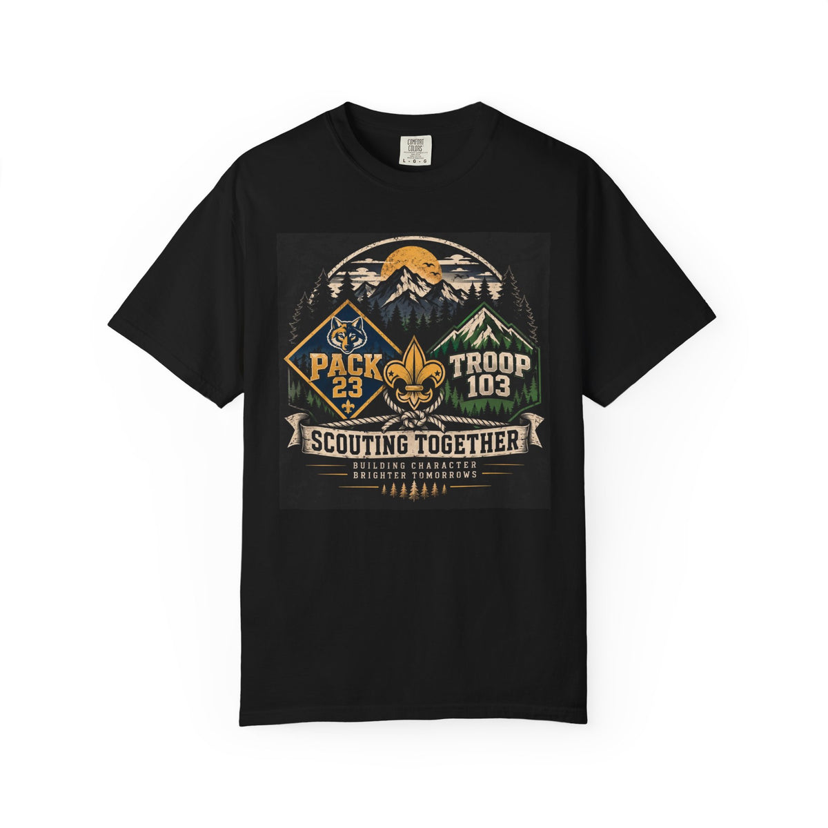 STACEY- Scouting Together Pack 23 Troop 103 Garment-Dyed T-Shirt