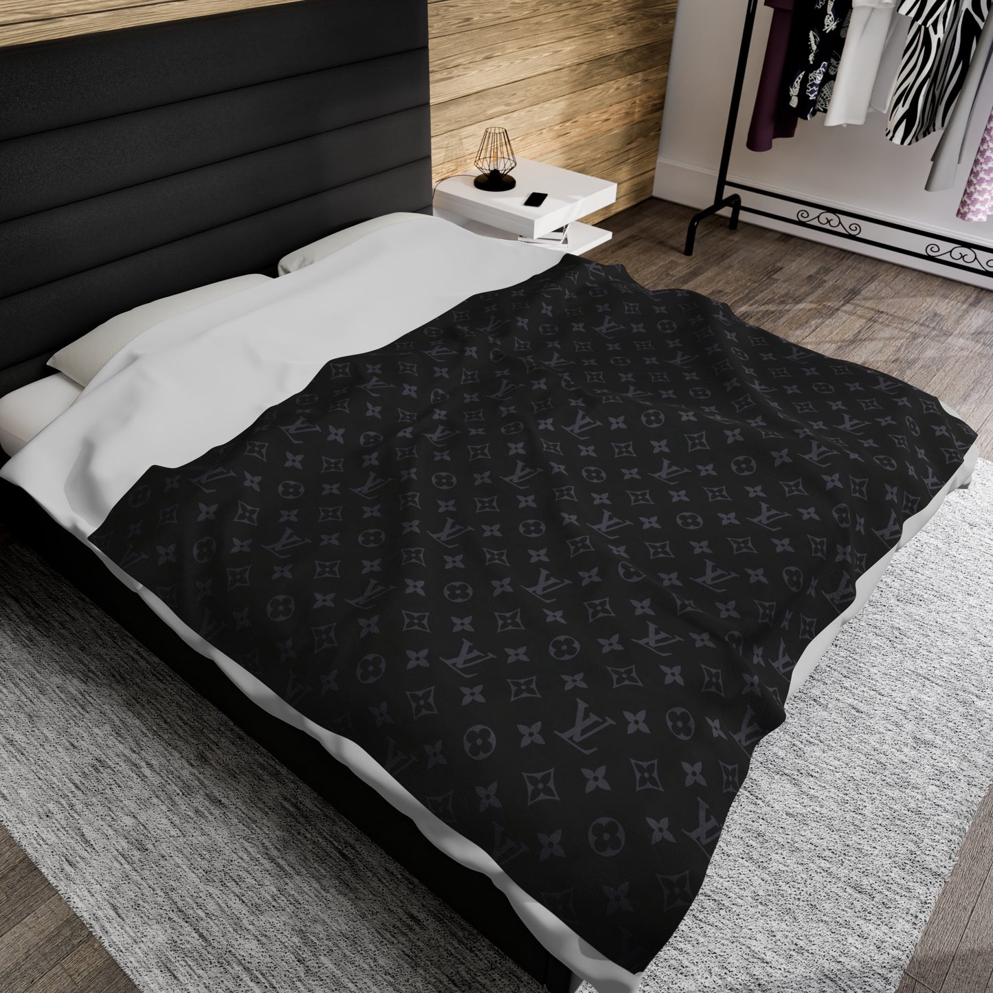 LV Velveteen Plush Blanket