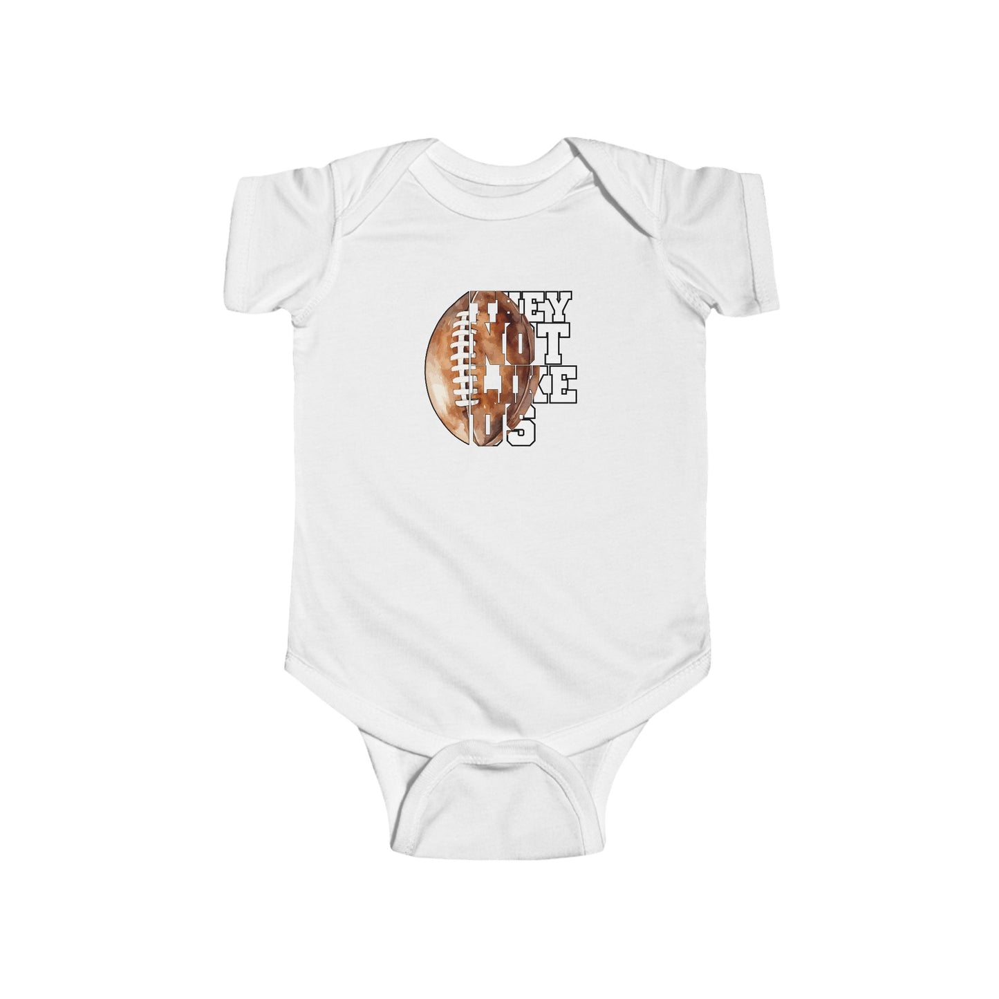 Baby Onesie Football They Not Like Us