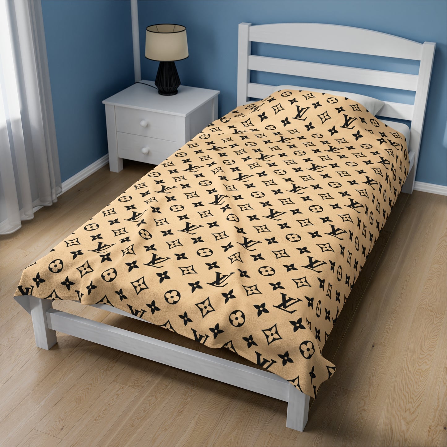 LV Velveteen Plush Blanket