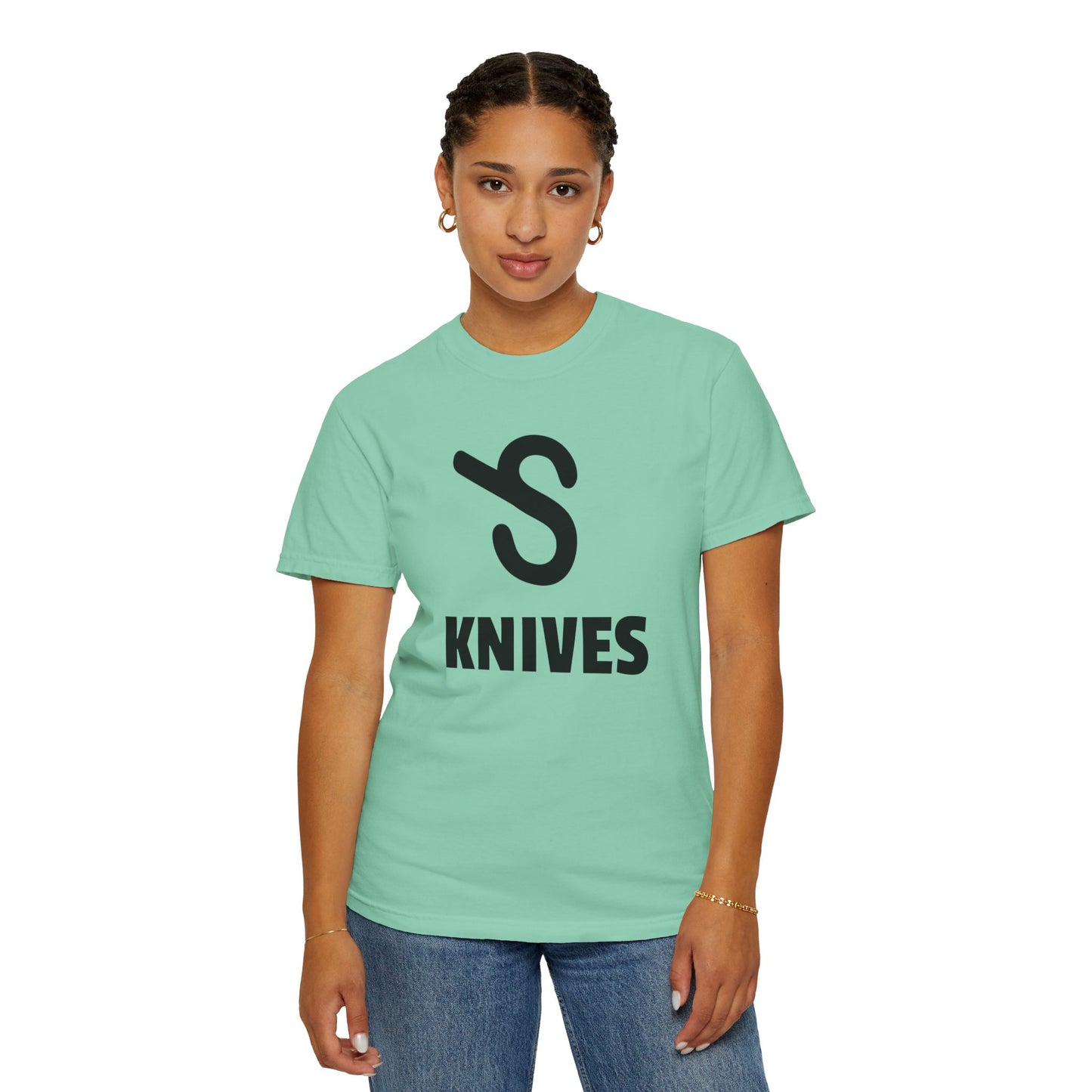 Jacob Simpson Knives Adult Unisex tshirt