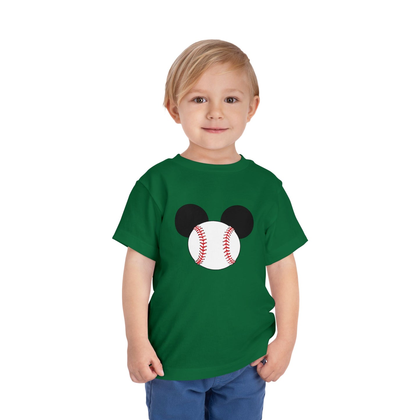 Toddler baseball short sleeve tshirt