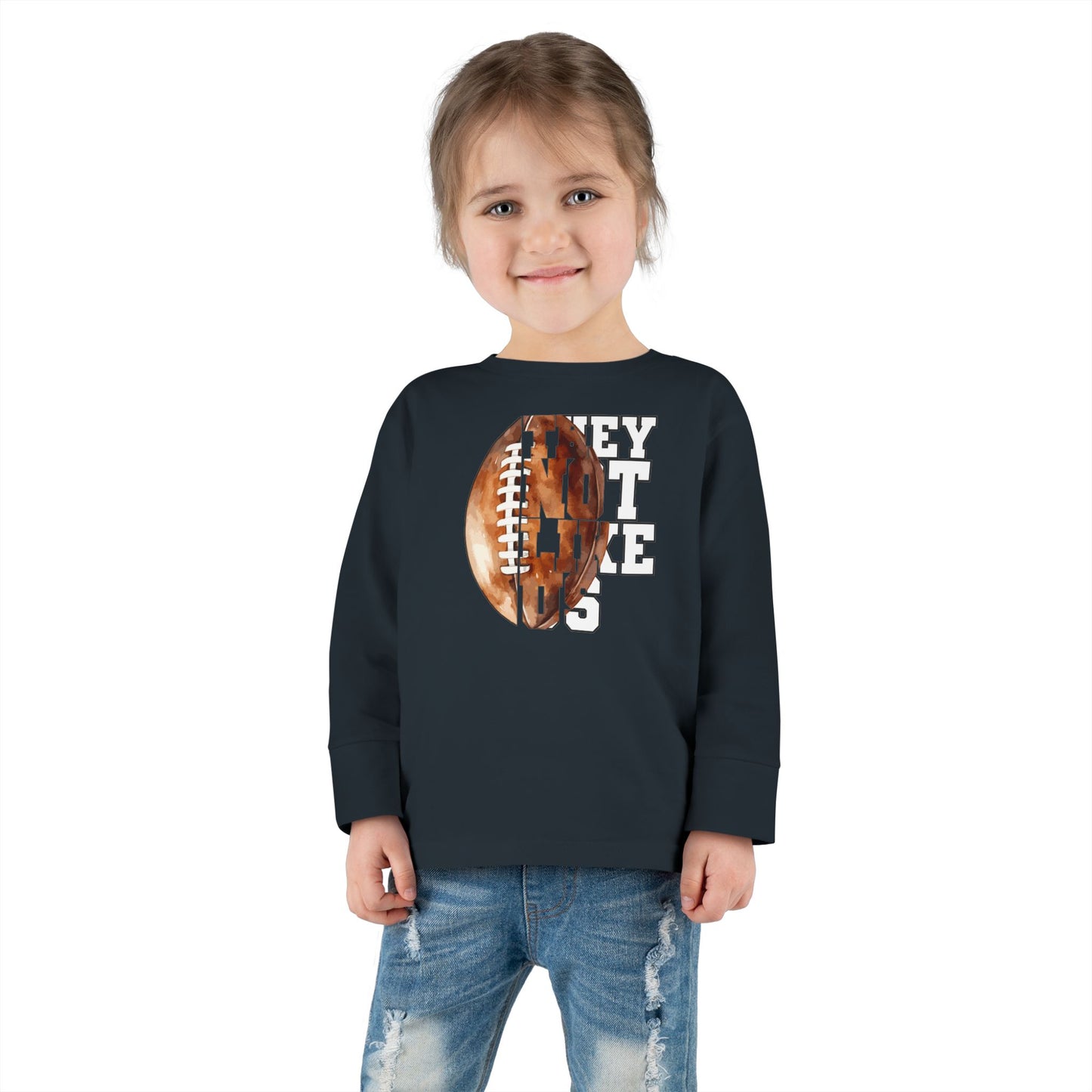 Football They Not Like Us Toddler Long tshirt