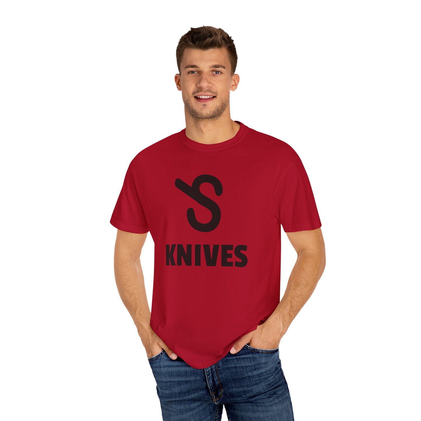 Jacob Simpson Knives Adult Unisex tshirt