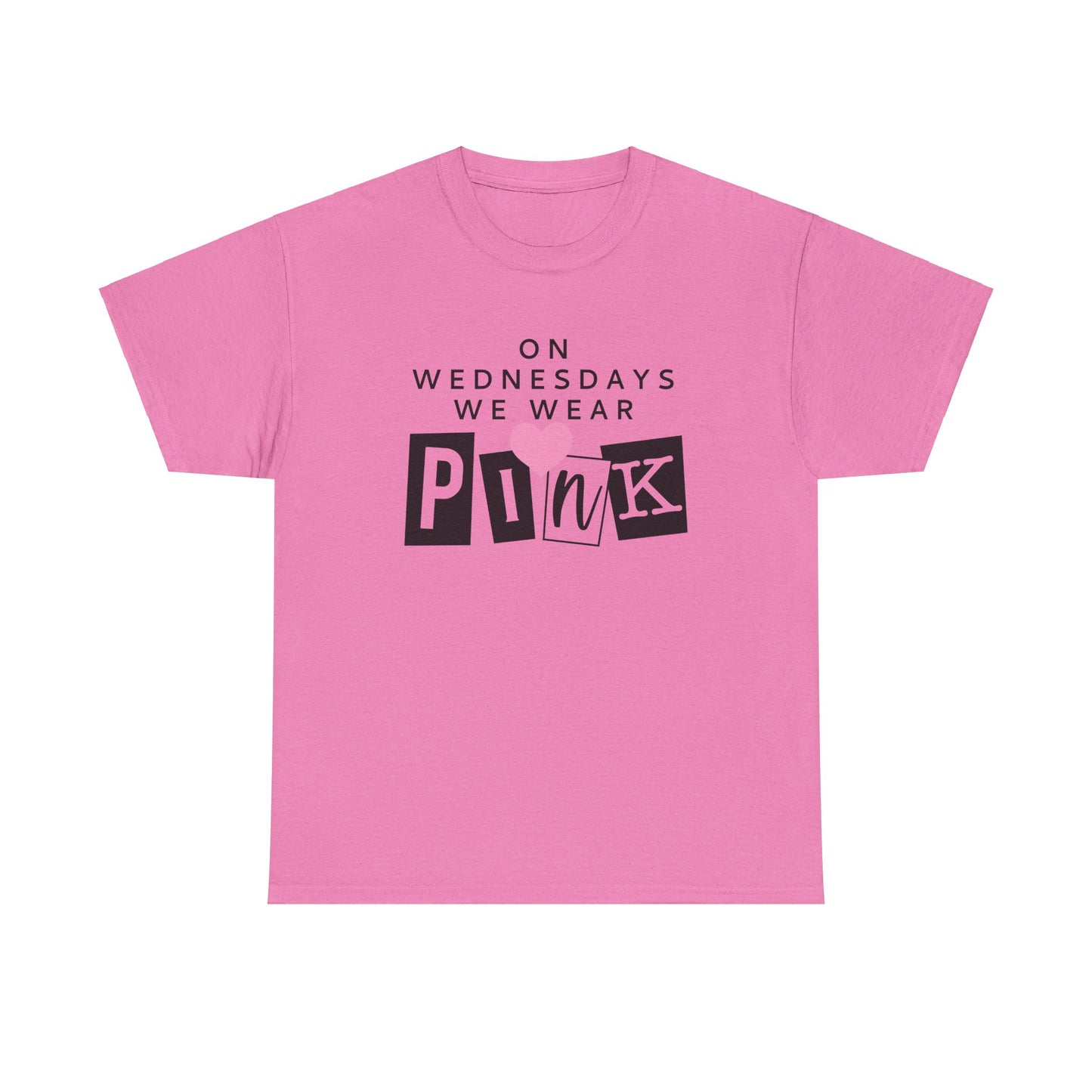 On Wednesdays we wear pink mean girls adult unisex tshirt