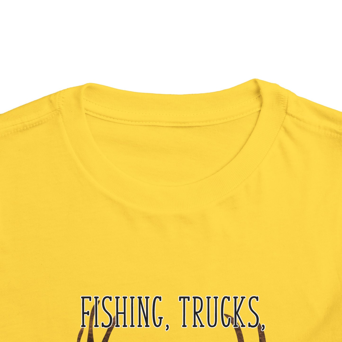 Fishing, trucks and 8 point bucks toddler boy tshirt