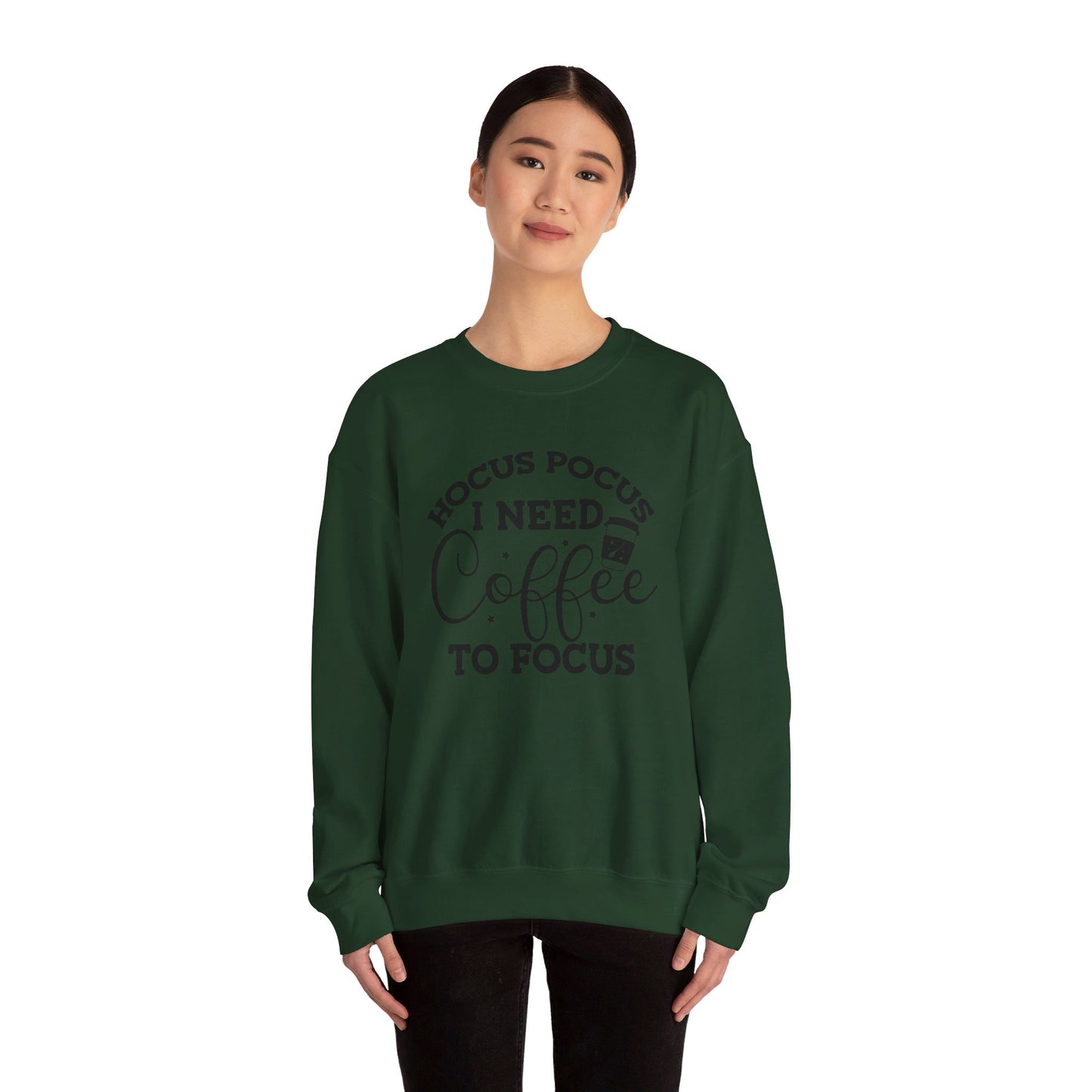 Hocus Pocus I Need Coffee To Focus Unisex Sweatshirt