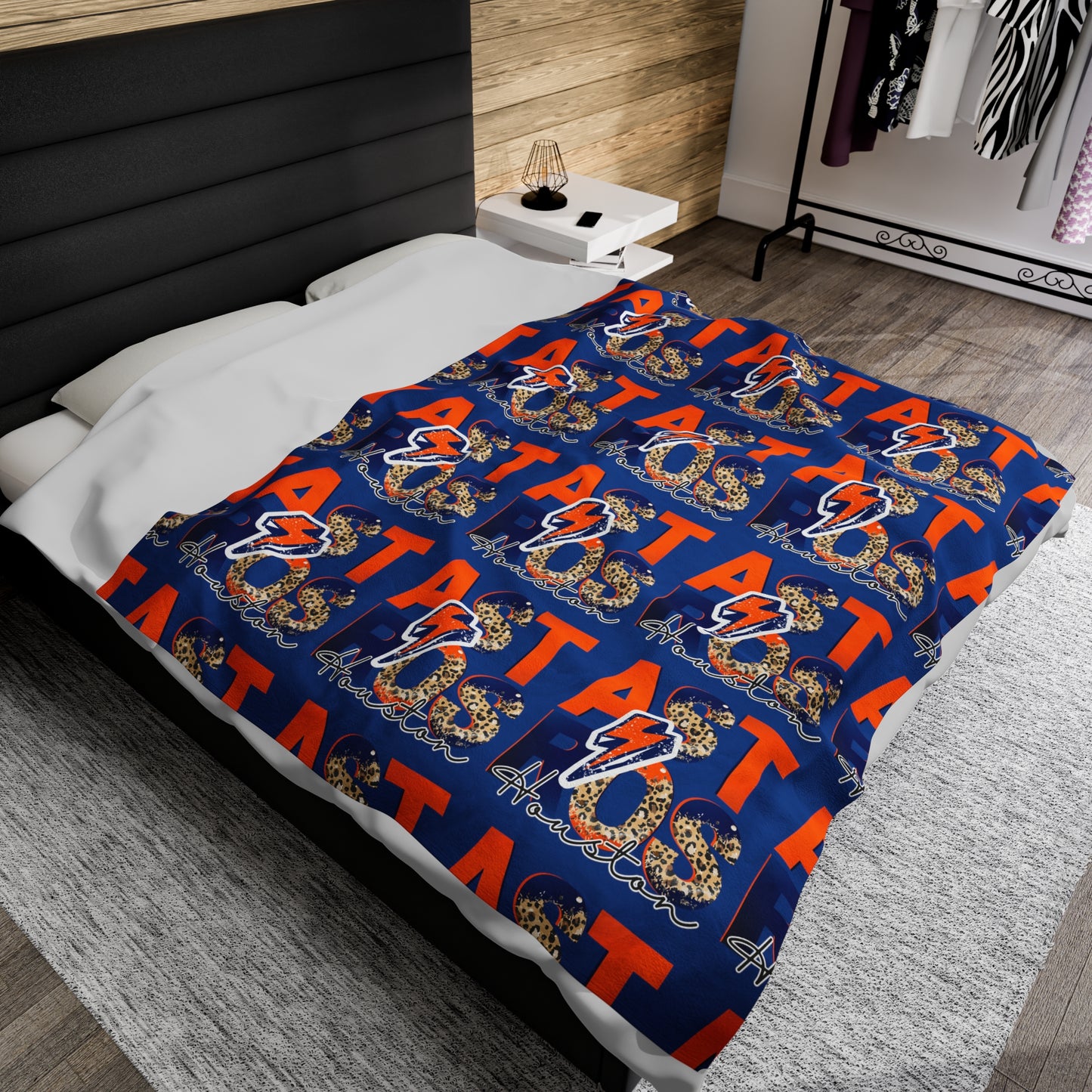 Astros Velveteen Plush Blanket