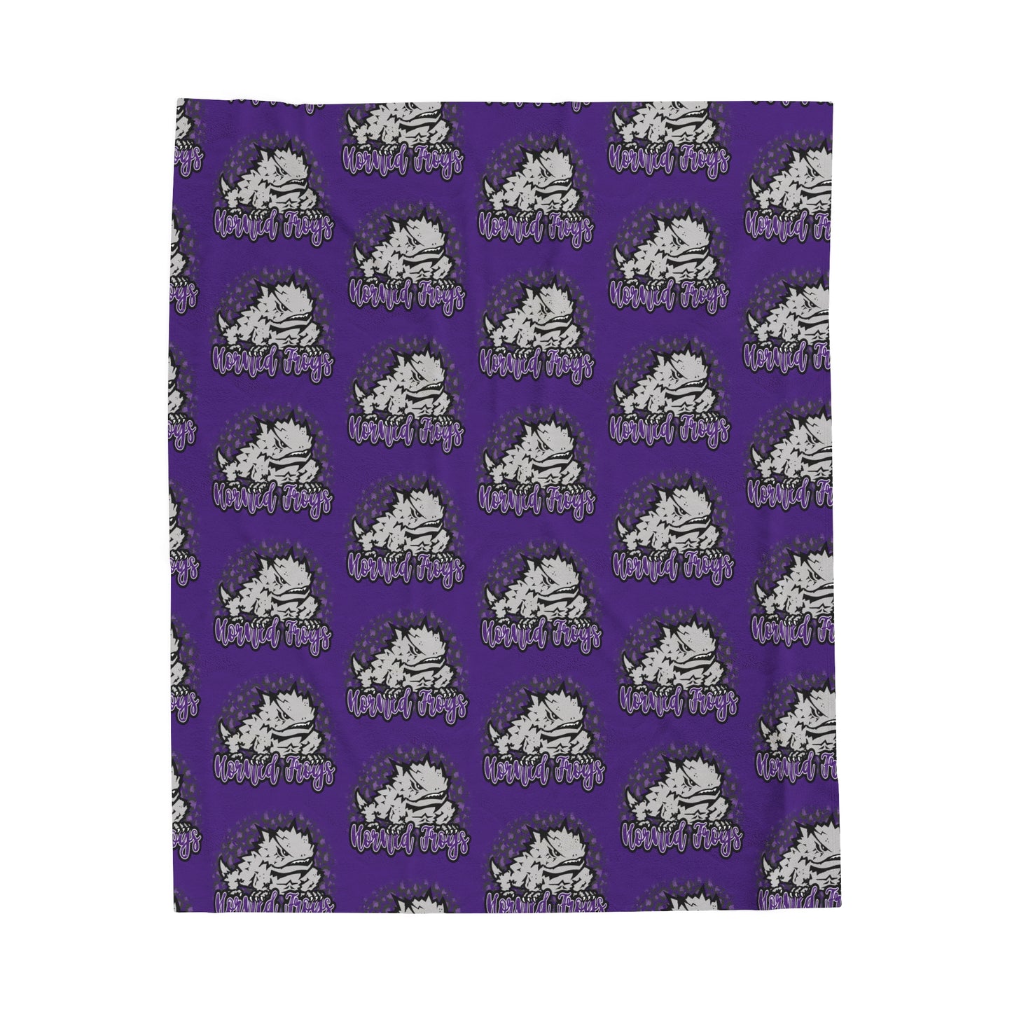 Texas Christian University TCU Velveteen Plush Blanket