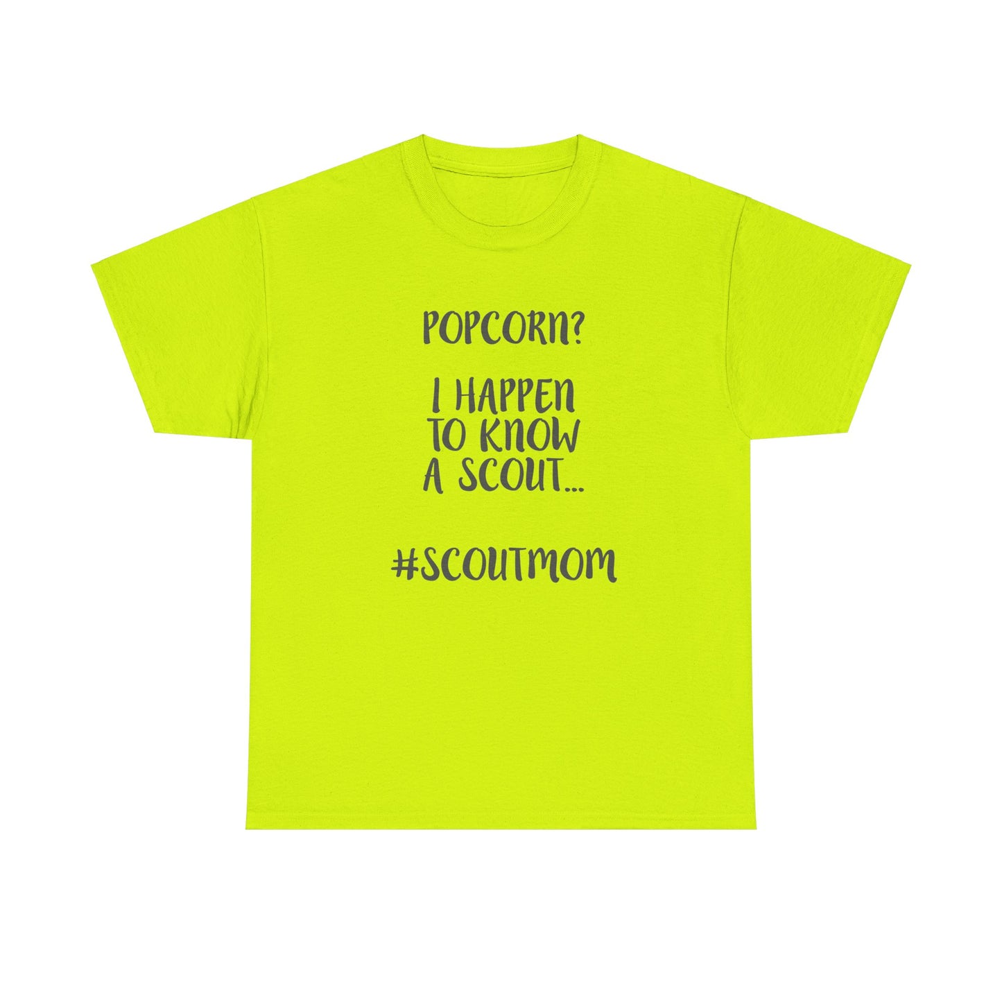 Popcorn Scout mom Unisex Adult tshirt