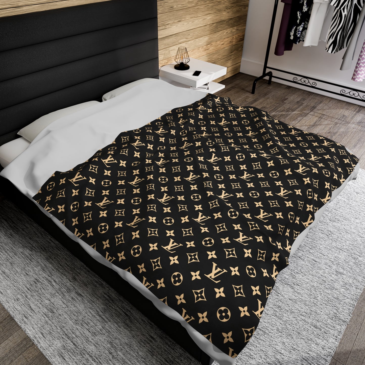 LV Velveteen Plush Blanket