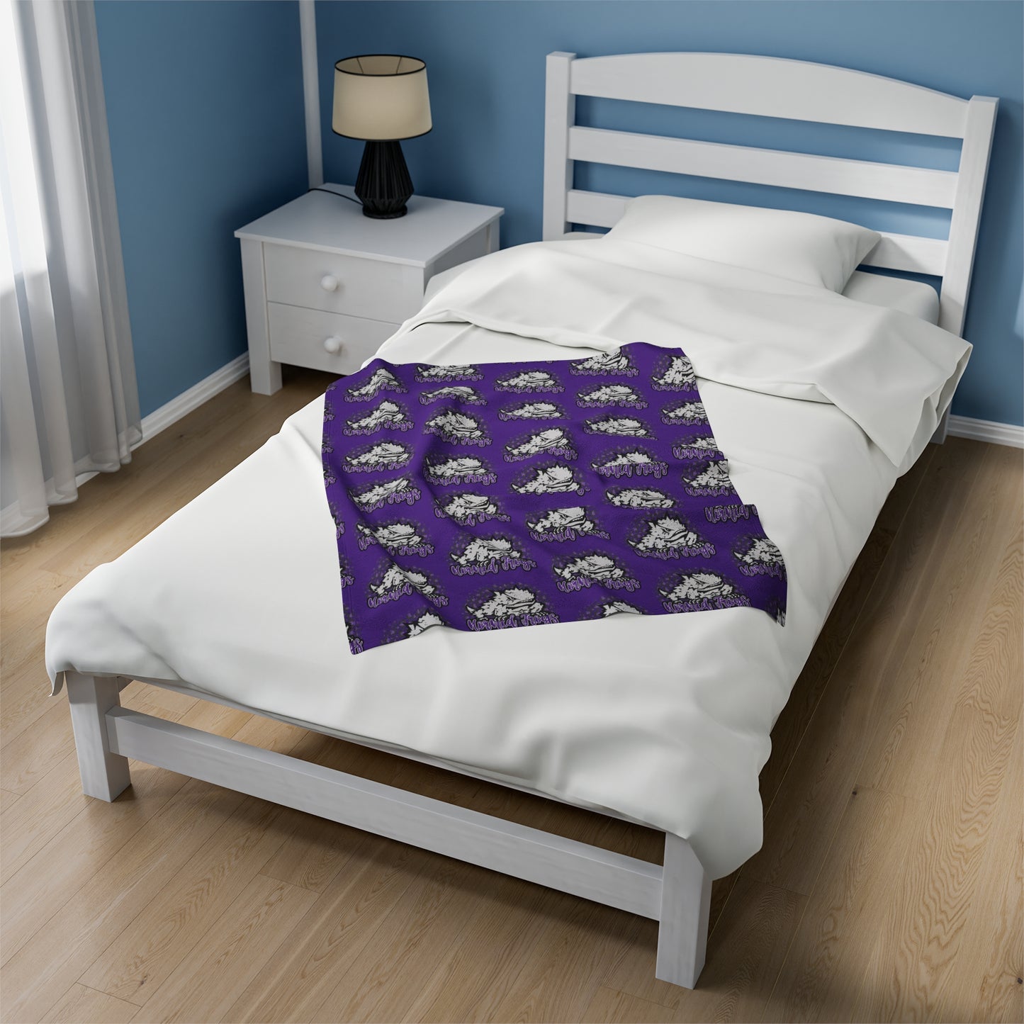 Texas Christian University TCU Velveteen Plush Blanket