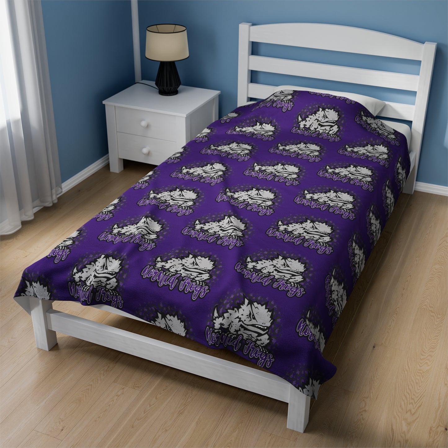 Texas Christian University TCU Velveteen Plush Blanket