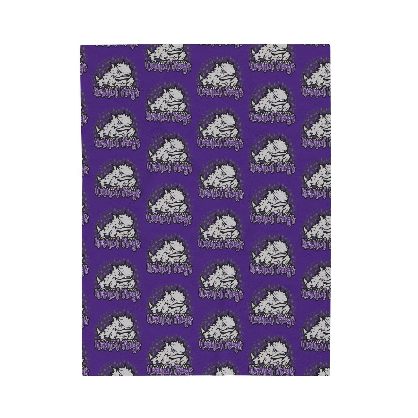 Texas Christian University TCU Velveteen Plush Blanket