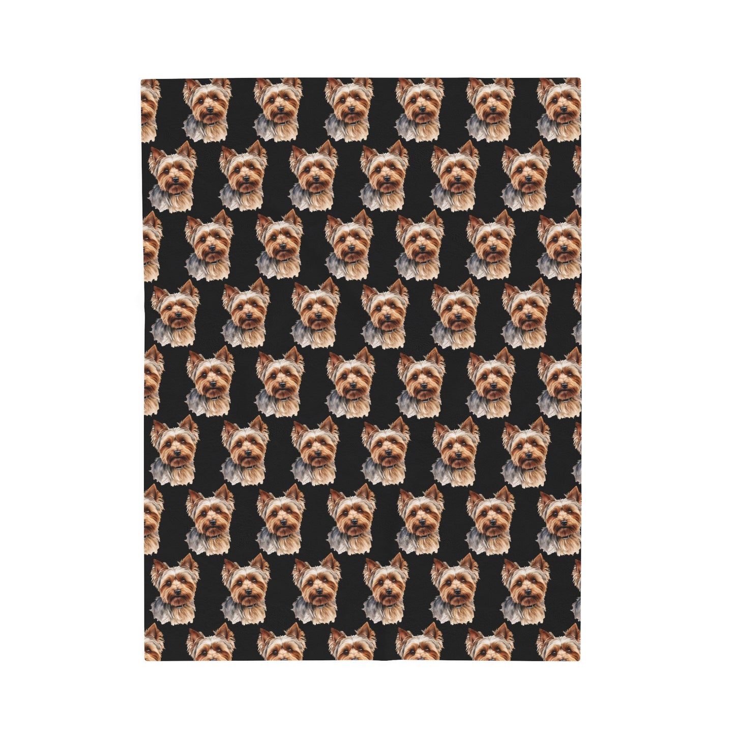 Yorkshire Terrier Yorkie Velveteen Plush Blanket