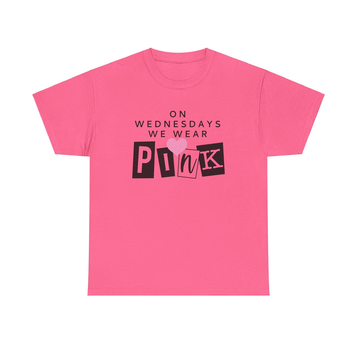 On Wednesdays we wear pink mean girls adult unisex tshirt