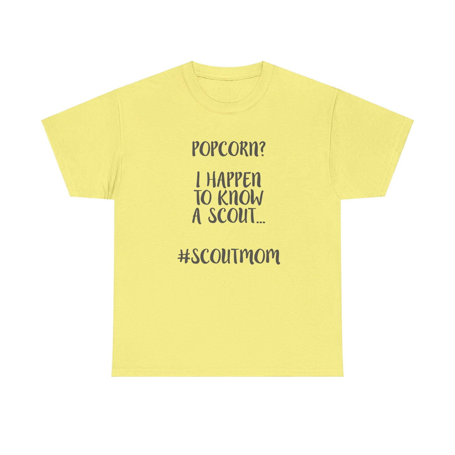 Popcorn Scout mom Unisex Adult tshirt