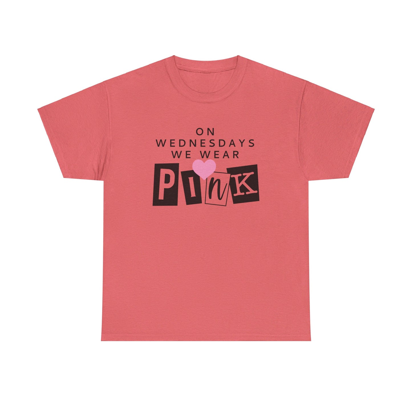 On Wednesdays we wear pink mean girls adult unisex tshirt