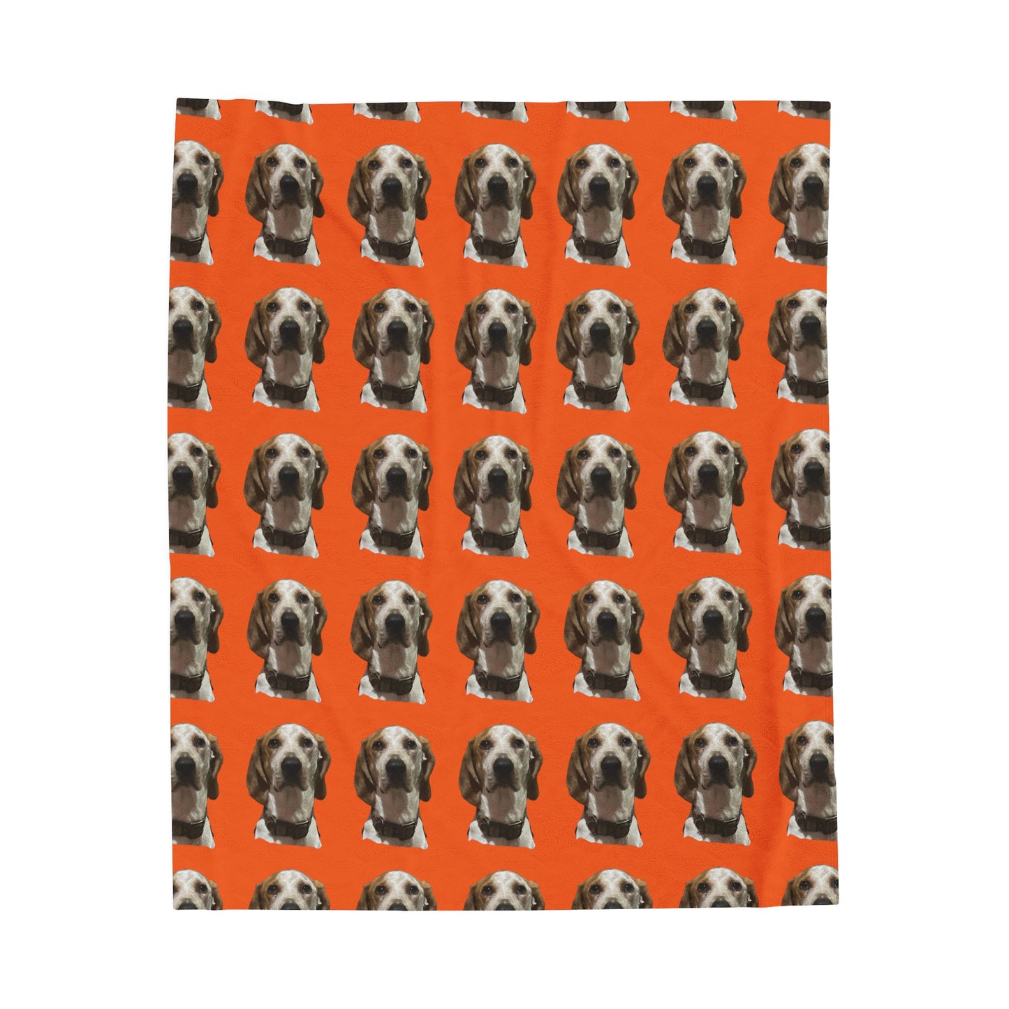 Custom Dog Velveteen Plush Blanket