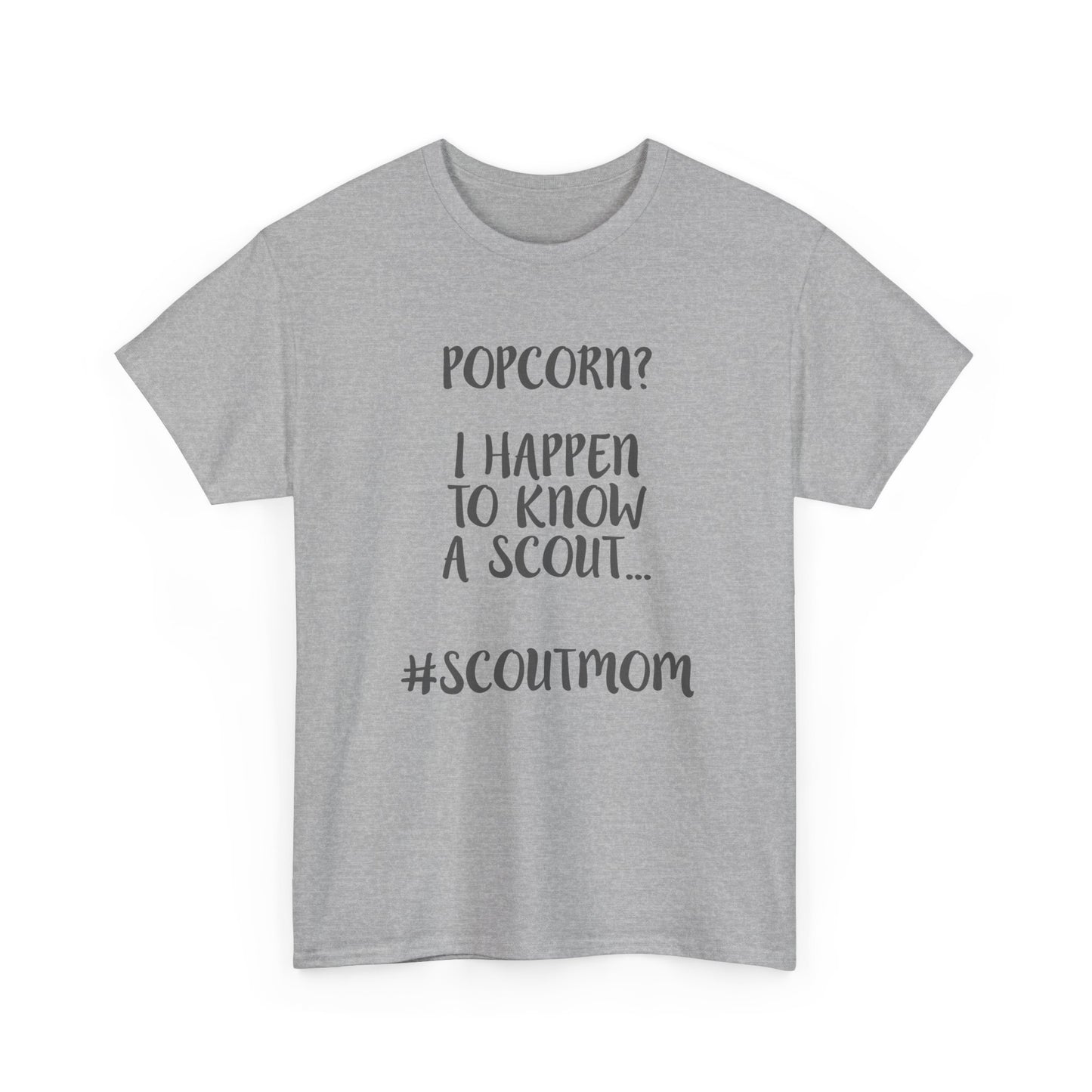 Popcorn Scout mom Unisex Adult tshirt