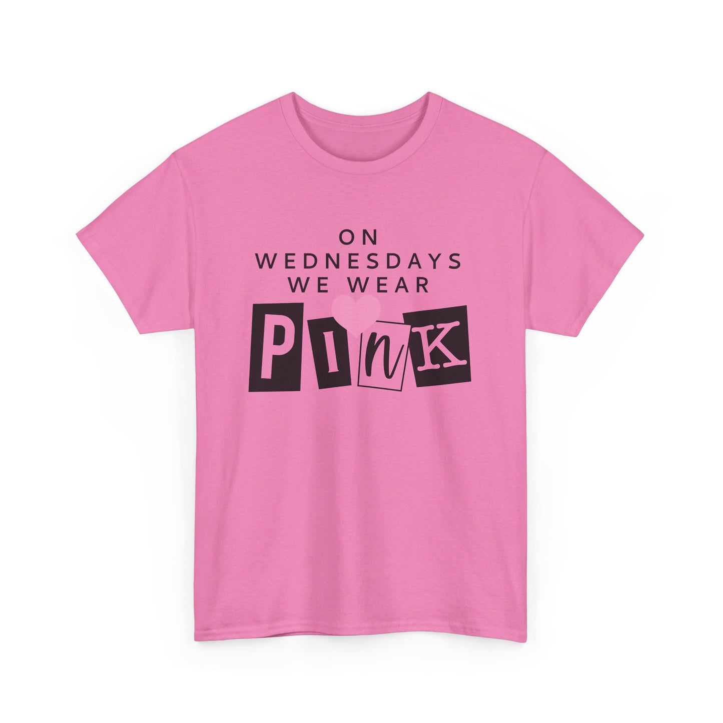 On Wednesdays we wear pink mean girls adult unisex tshirt