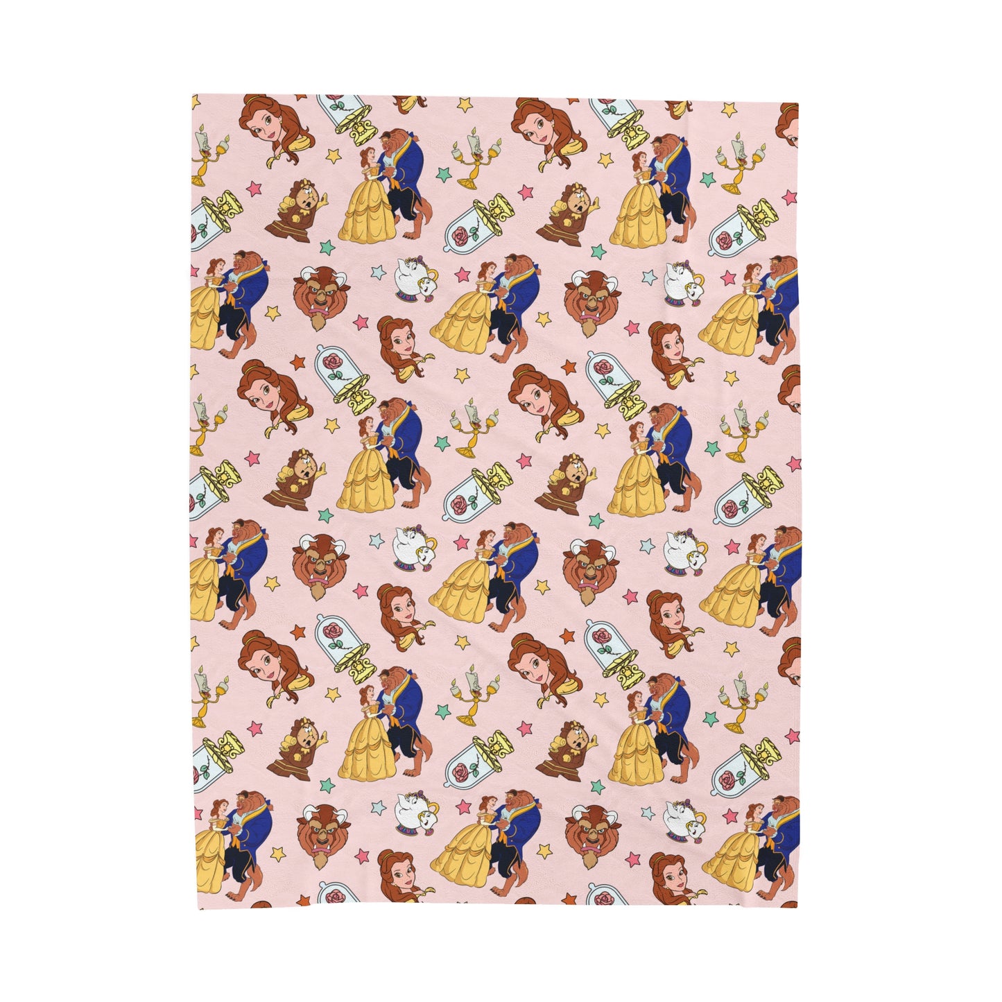 Beauty And The Beast Velveteen Plush Blanket