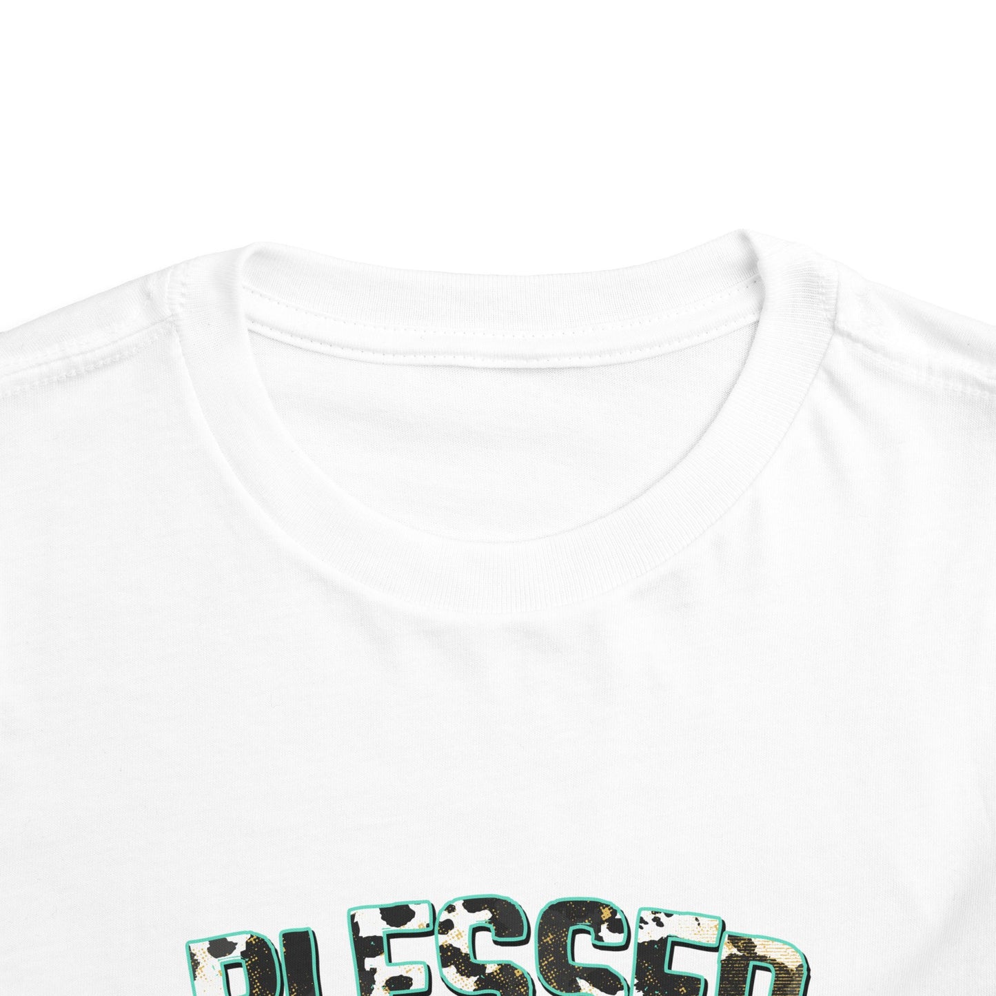 Blessed and cow obsessed toddler tshirt